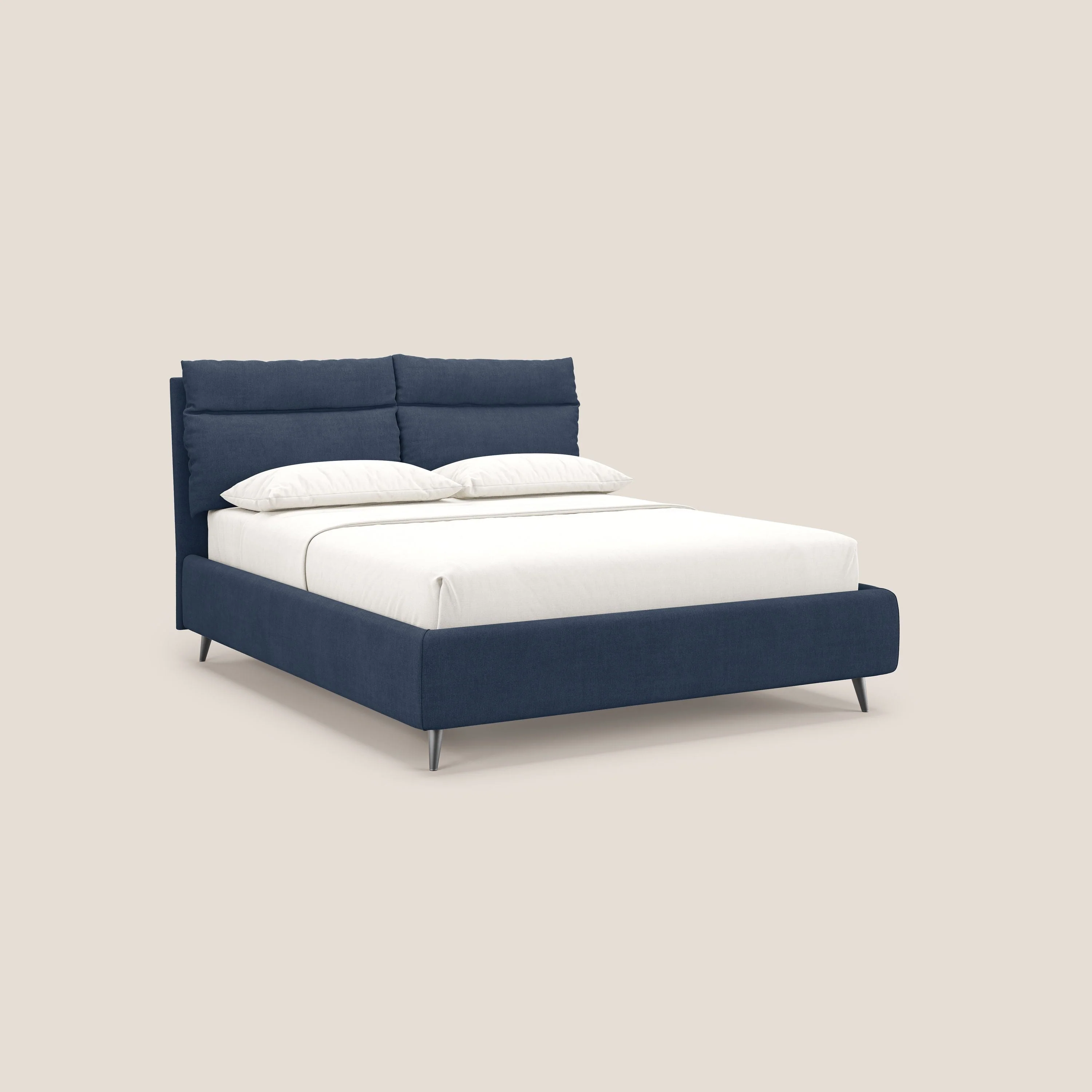 Jerry lit coffre et coussins réglables en tissu détachable T17 bleu - Image 4