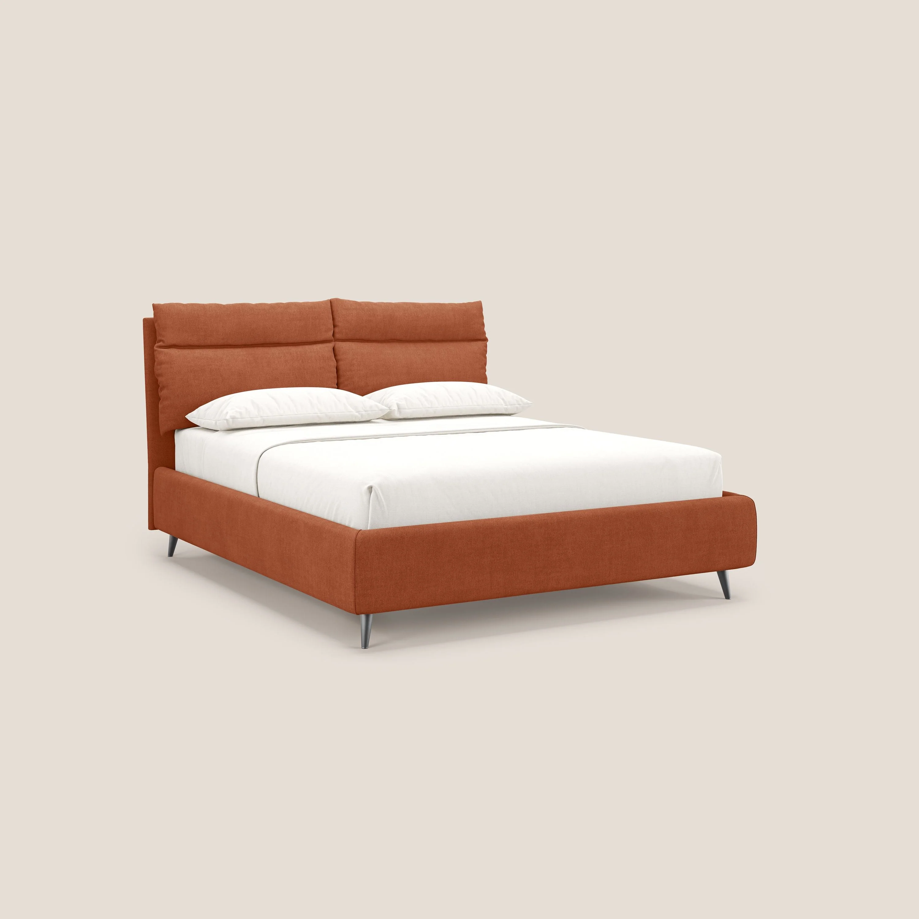 Jerry lit coffre et coussins réglables en tissu détachable T17 orange - Image 4
