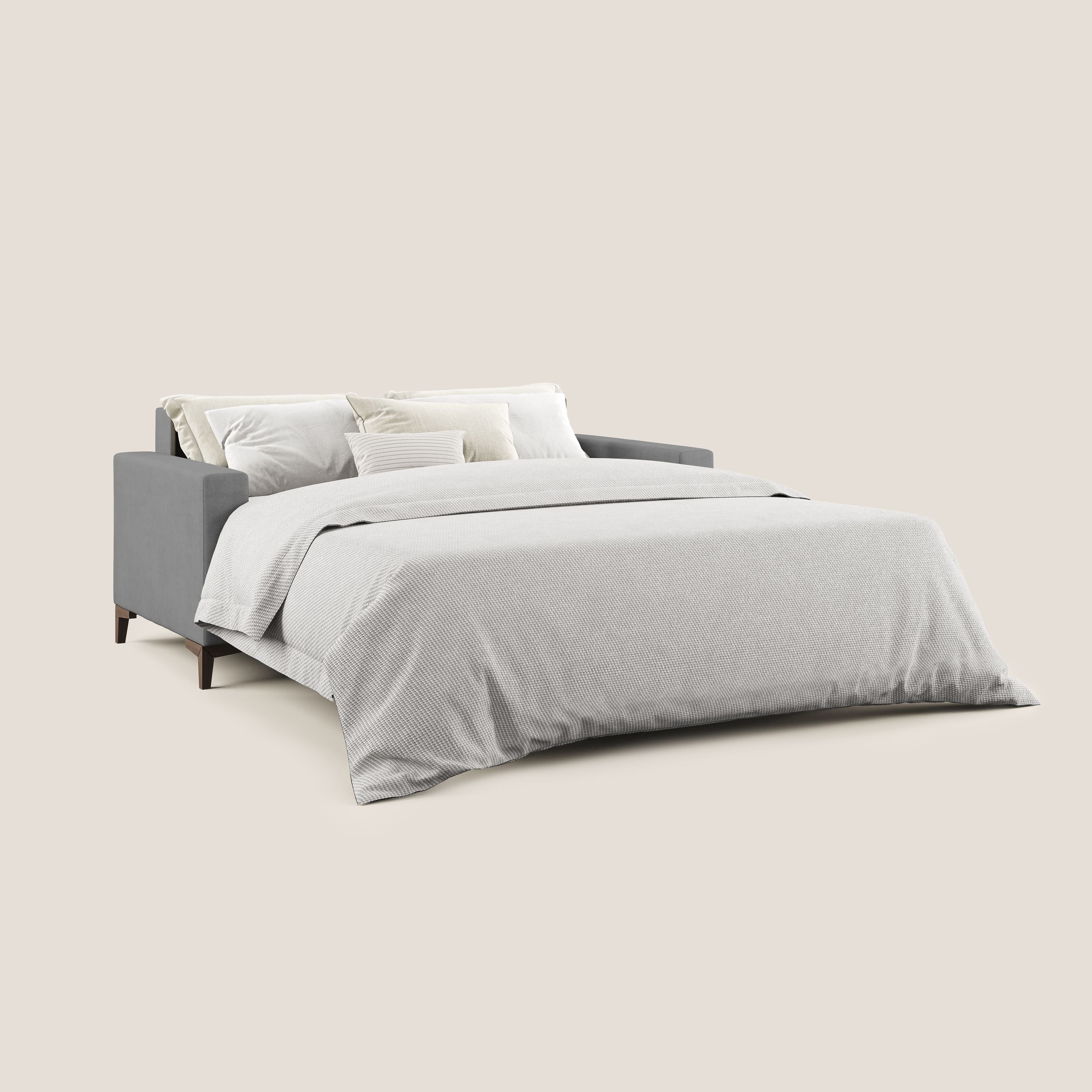 Kafka canapé lit convertible en tissu doux imperméable T02 gris - Image 2
