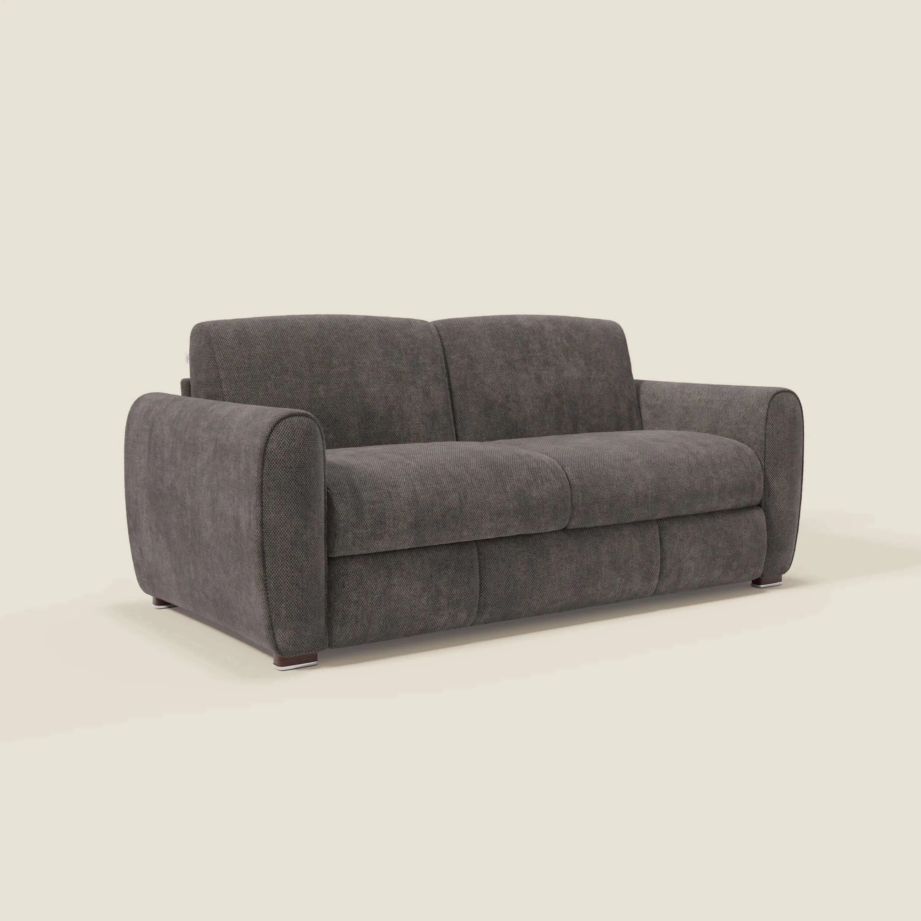 Kaleo Canapé convertible moderne avec matelas H17 cm - en tissu imperméable T26 anthracite - Image 3