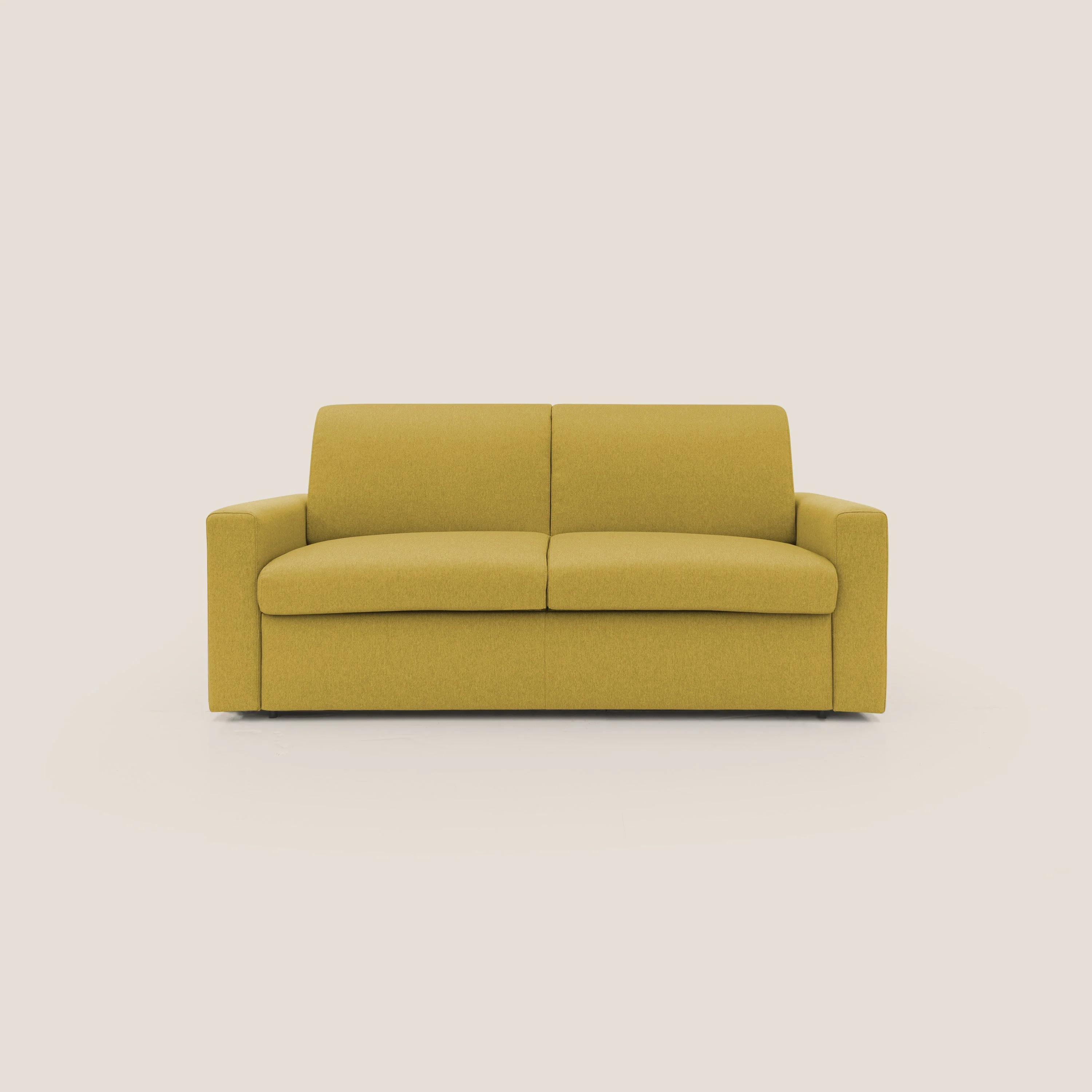 Kansas Canapé lit convertible h20 cm en tissu imperméable T13 jaune