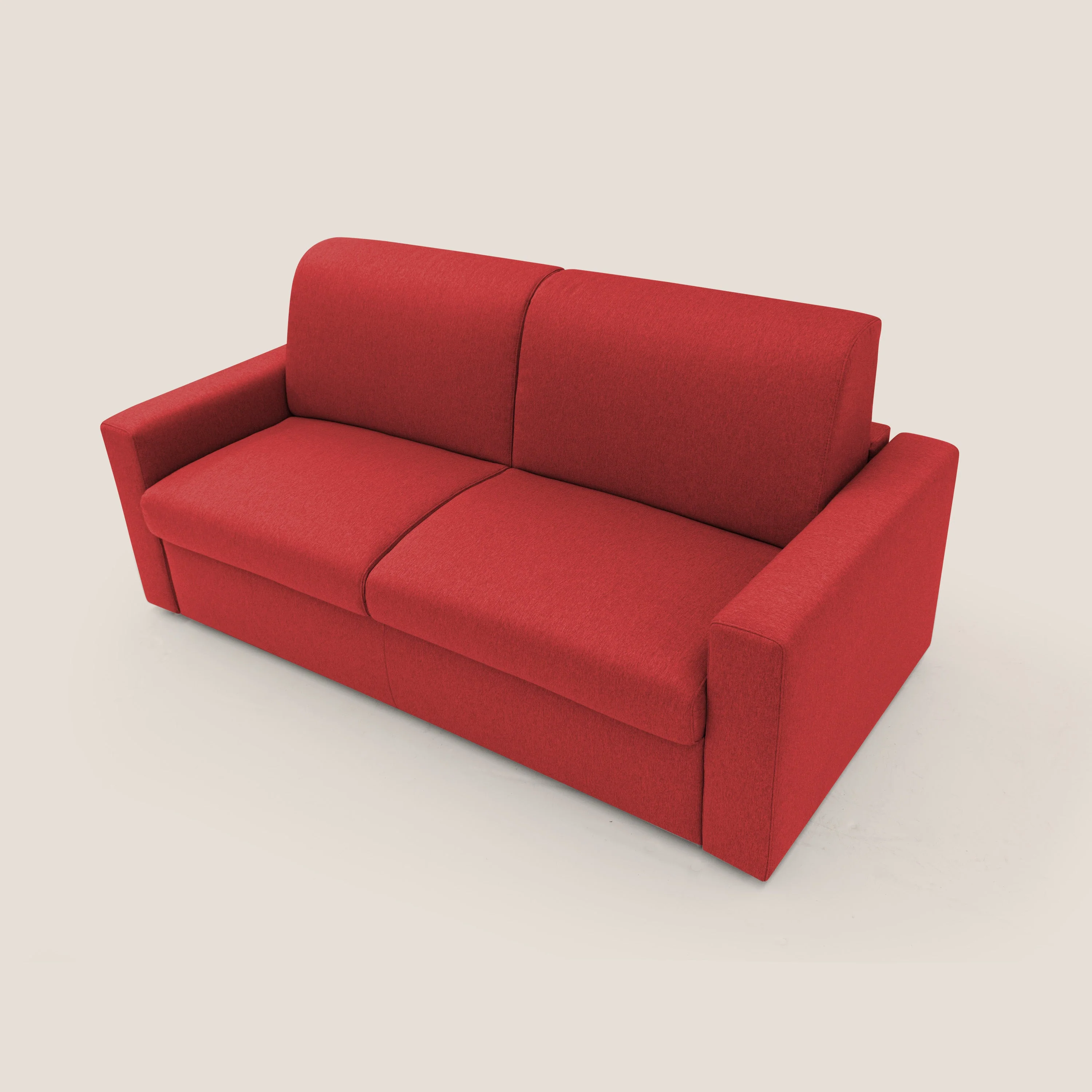 Kansas Canapé lit convertible h20 cm en tissu imperméable T13 rouge - Image 8
