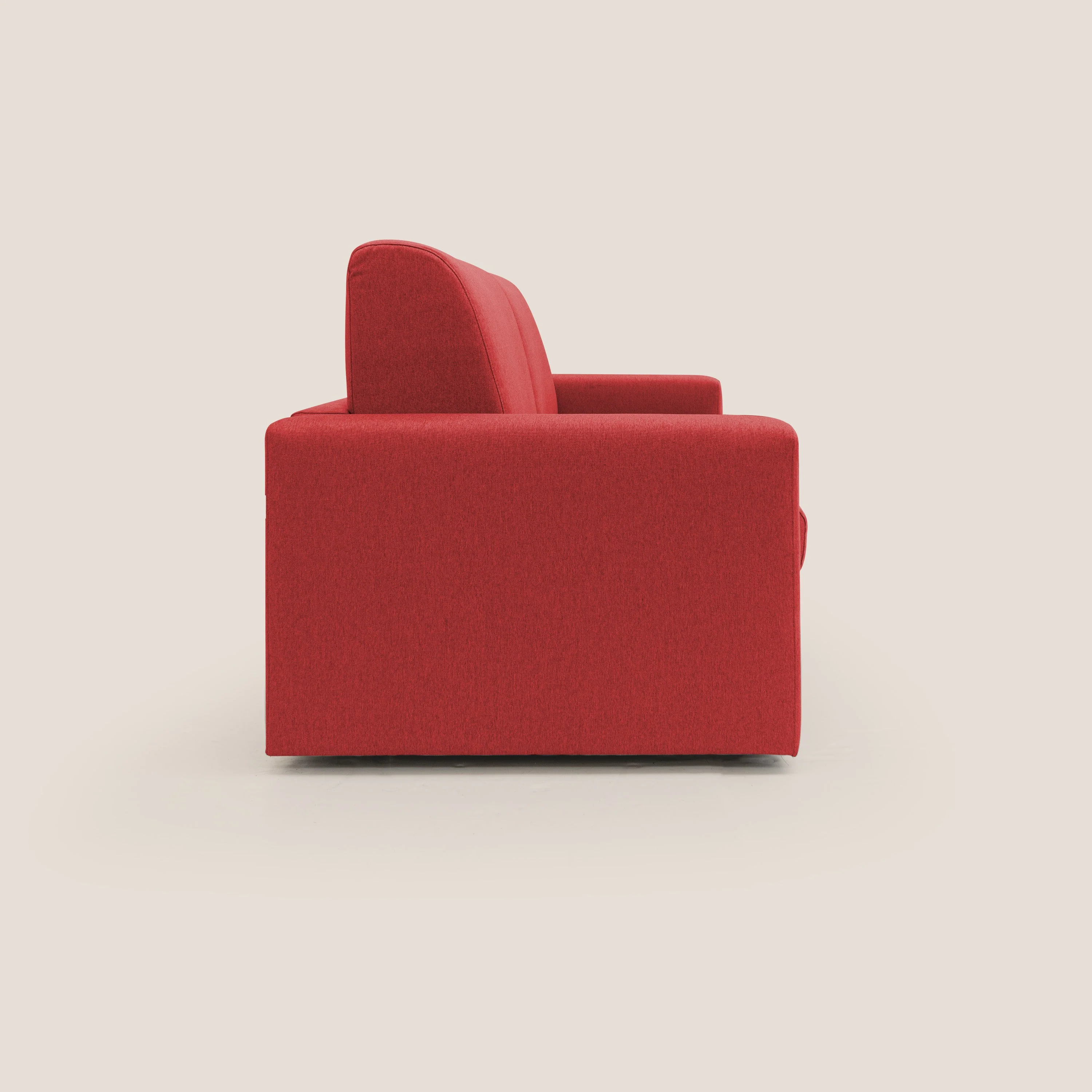 Kansas Canapé lit convertible h20 cm en tissu imperméable T13 rouge - Image 9