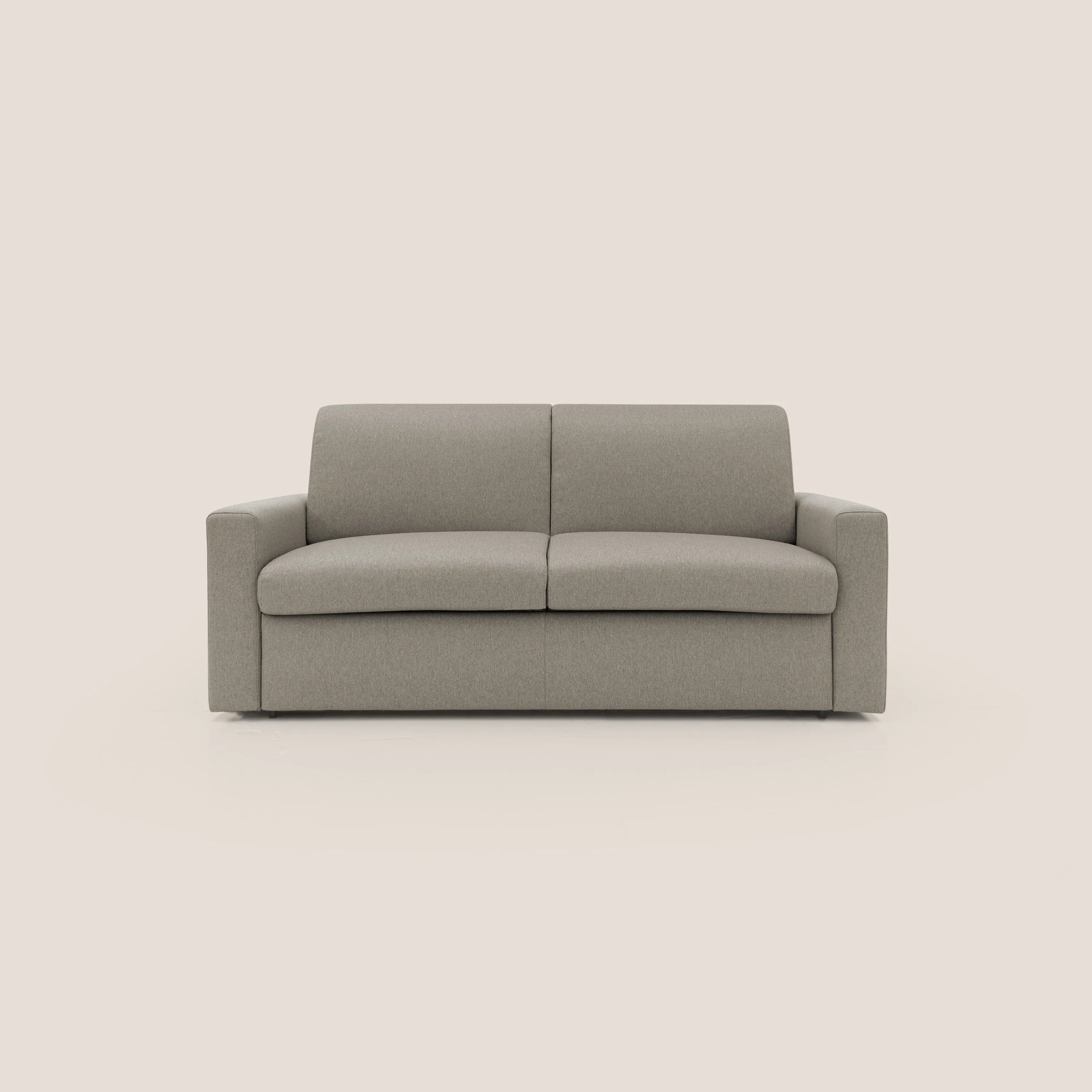 Kansas Canapé lit convertible h20 cm en tissu imperméable T13 Taupe tortora