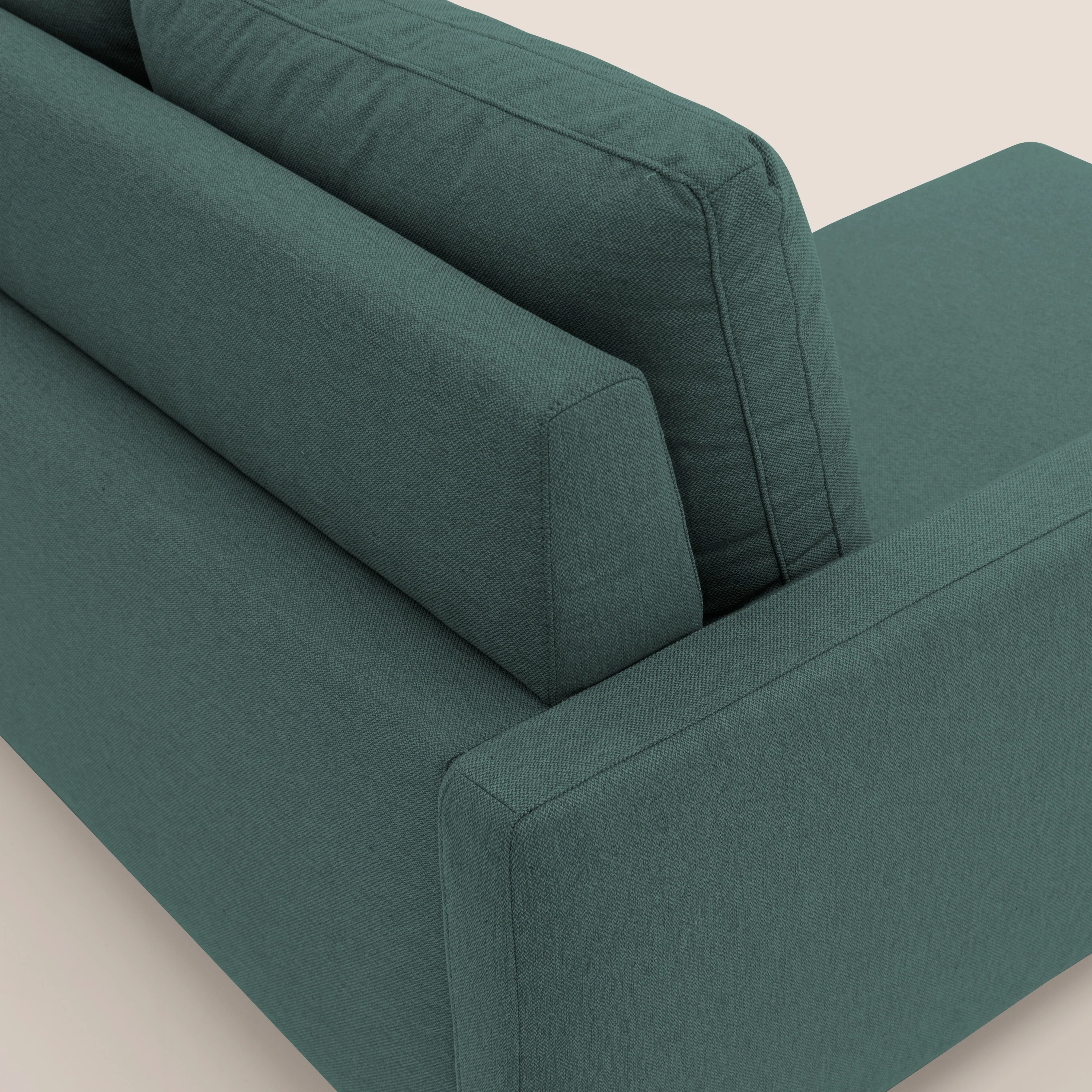 Klimt canapé d'angle avec assises coulissantes en tissu dous détachable T05 vert - Image 9