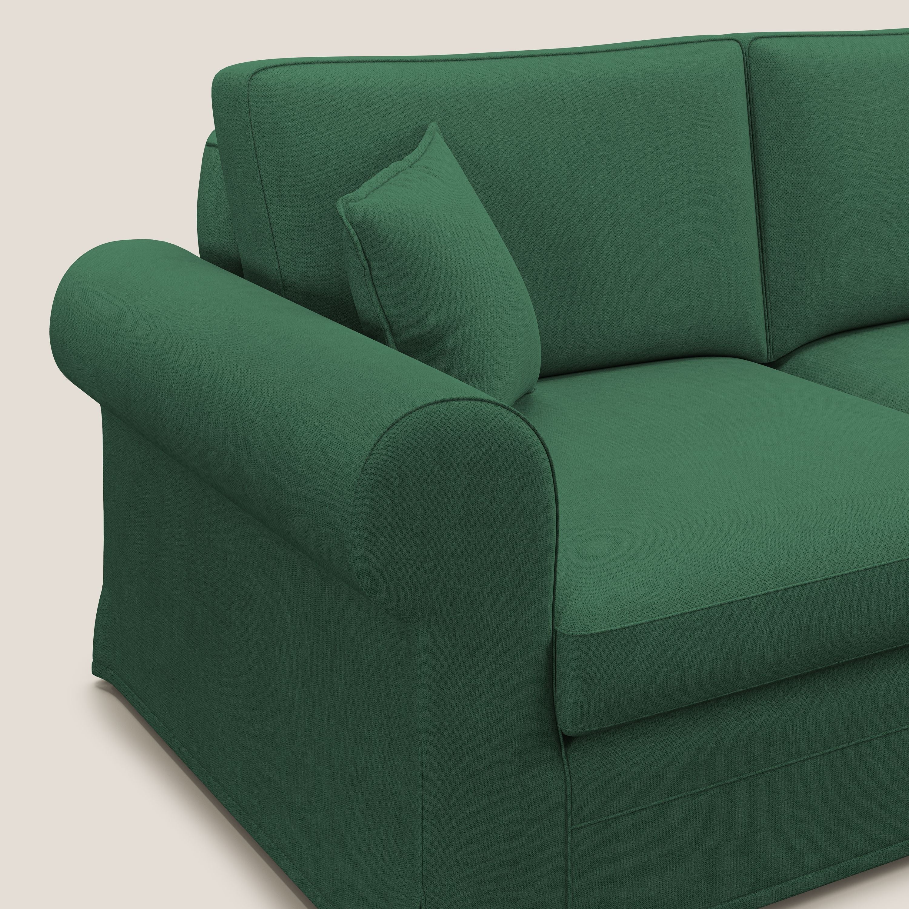 Lady canapé classique en plume d'oie réalisé avec un tissu imperméable T02 vert - Image 5