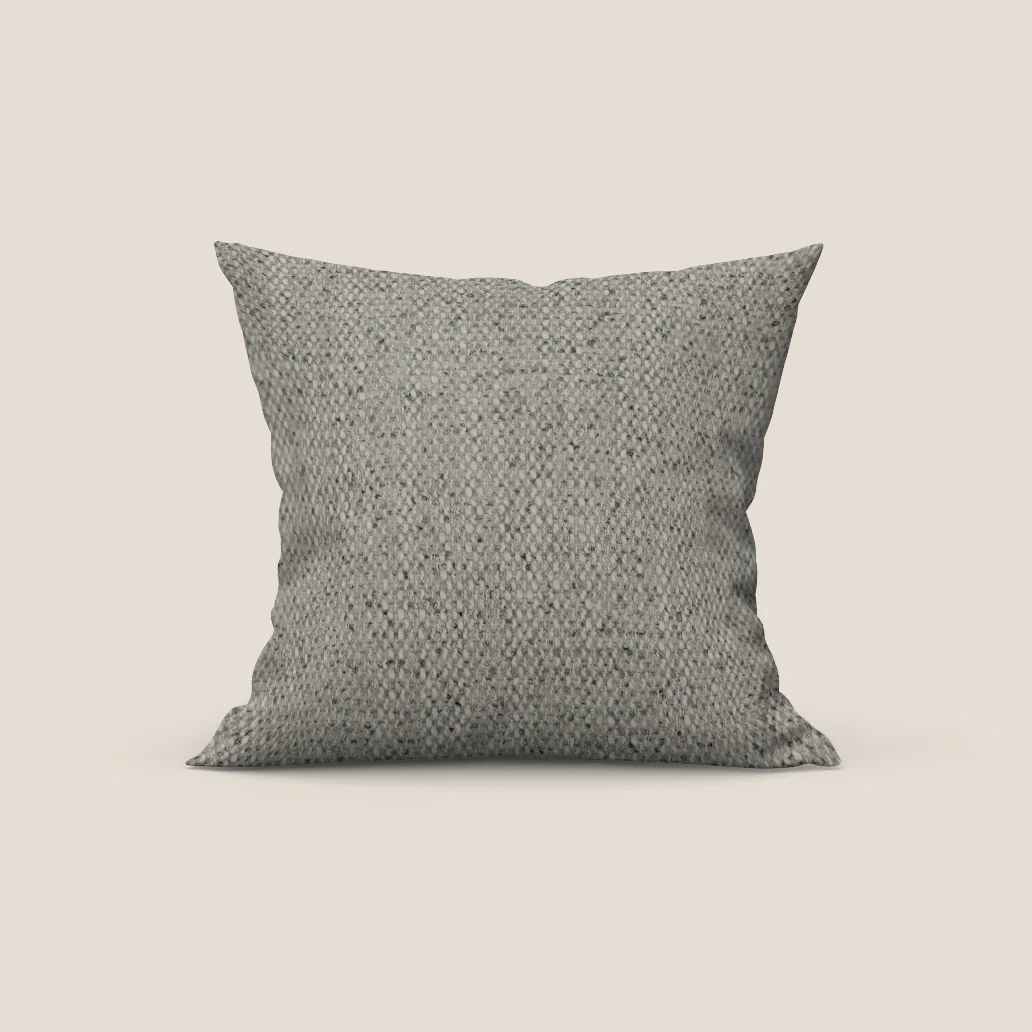 Levante coussin disponible en différentes couleurs en bouclette recyclée fraîche à trame mélangée détachable T16 beige