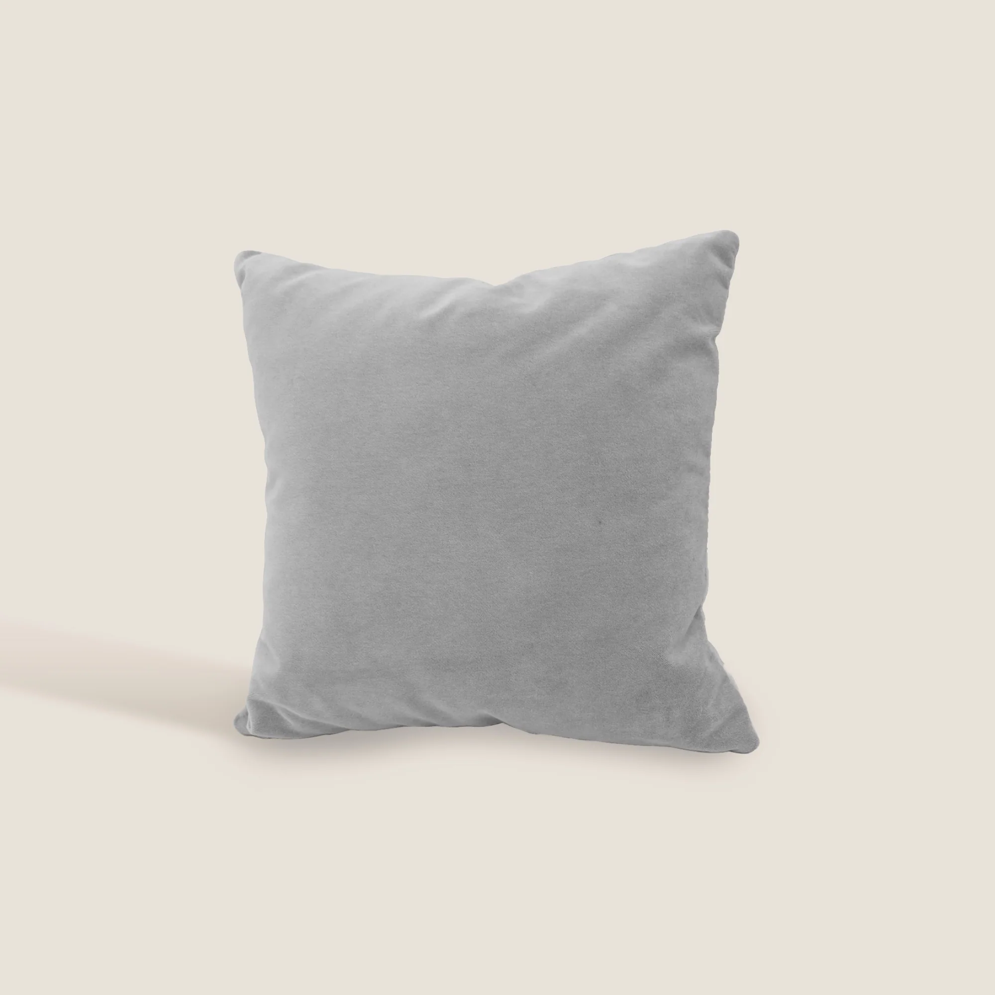 Luxury coussins carrés en velours Luxury pastel imperméable T09 gris
