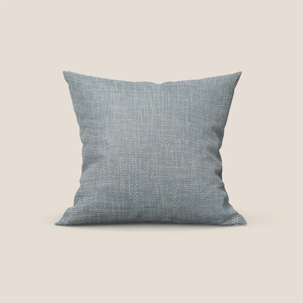 Lyon coussin disponible en plusieurs couleurs, fabriqué en tissu tressé imperméable et doux T06 glace