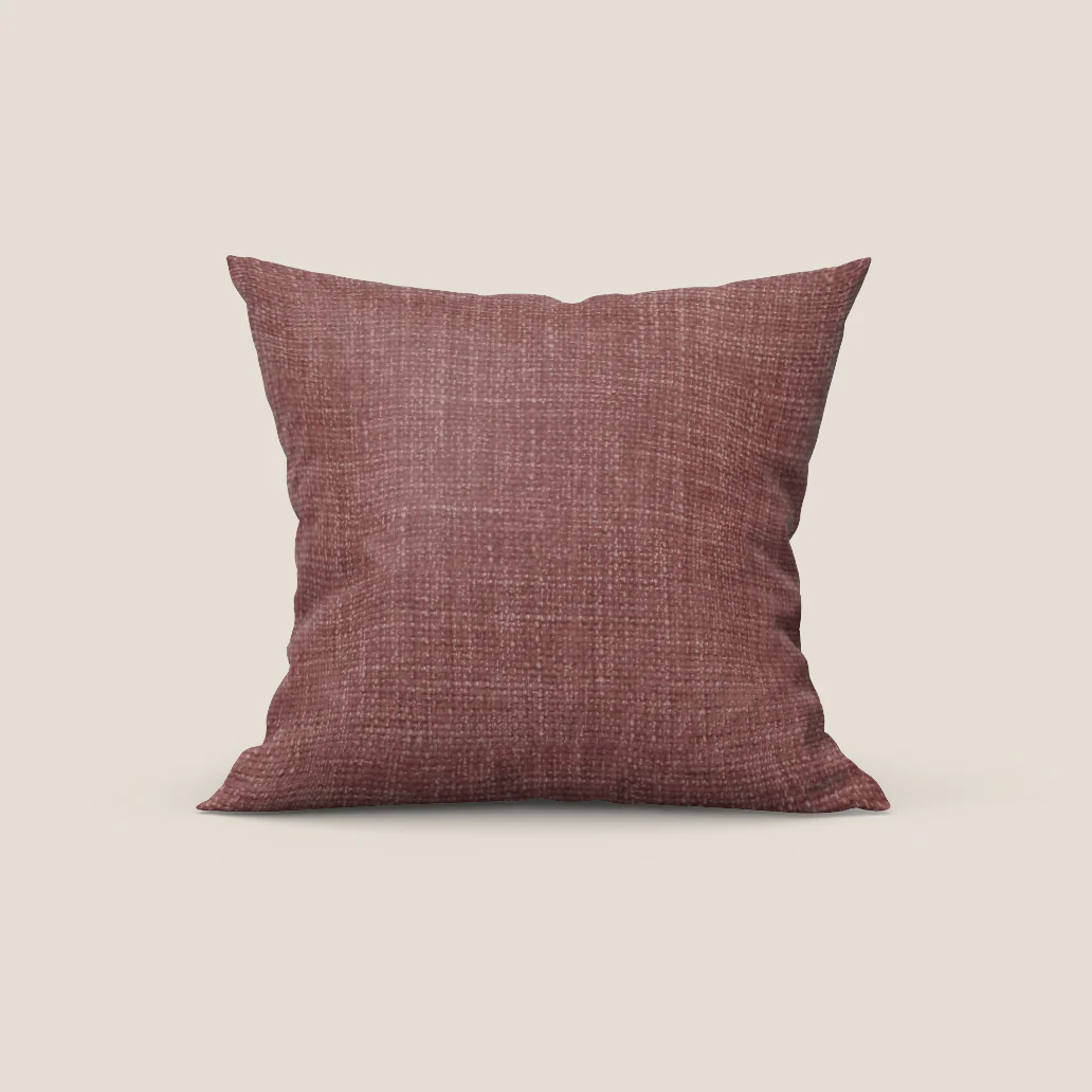Lyon coussin disponible en plusieurs couleurs, fabriqué en tissu tressé imperméable et doux T06 corail