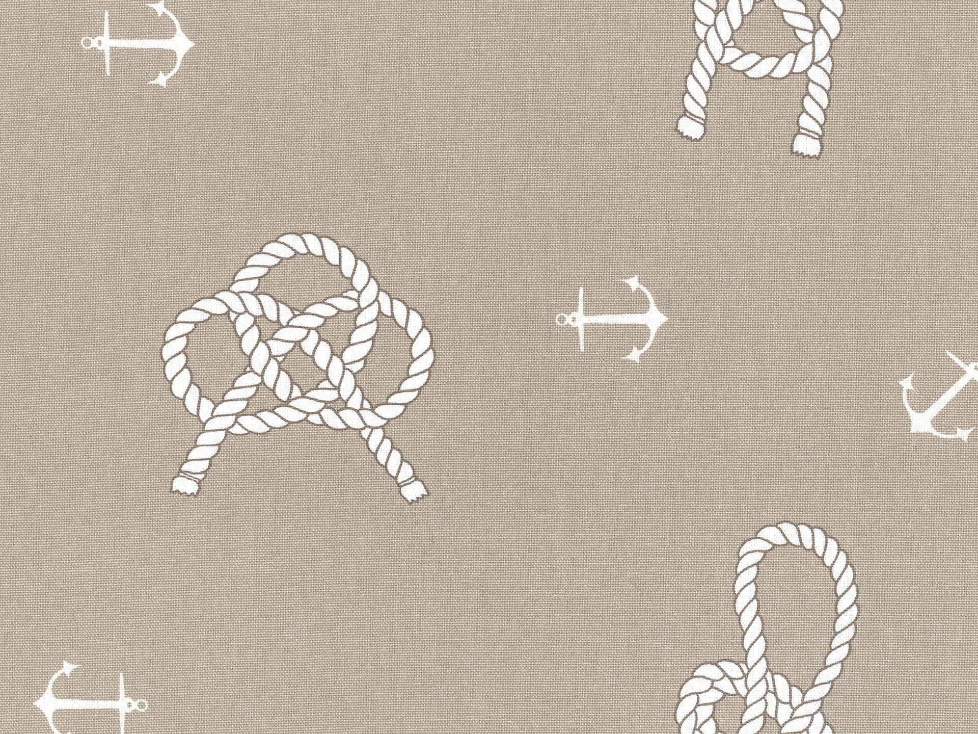 Marino coussins fantaisie style marin en coton beige - Image 2