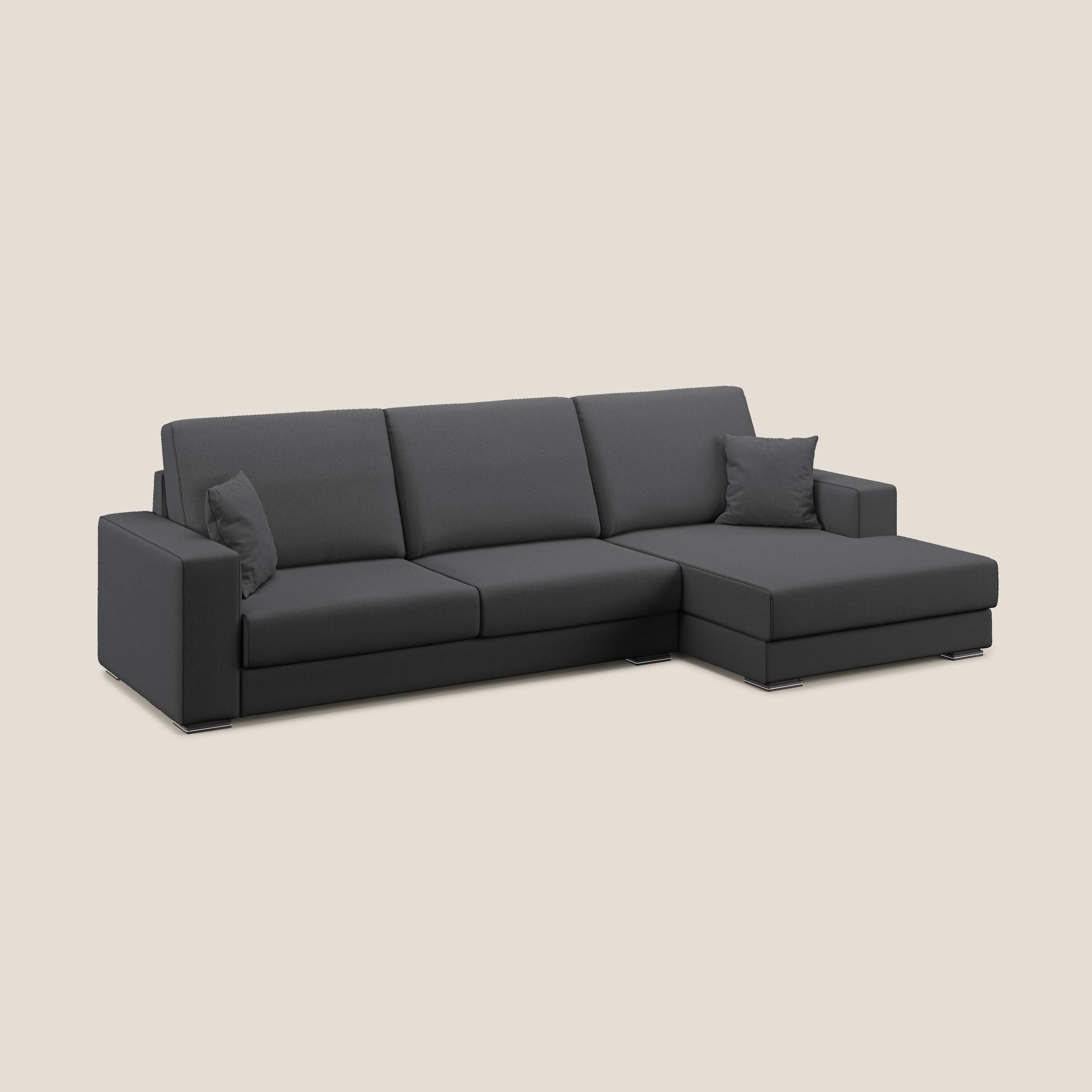 Marte canapé d'angle en tissu détachable et imperméable T08 anthracite - Image 2