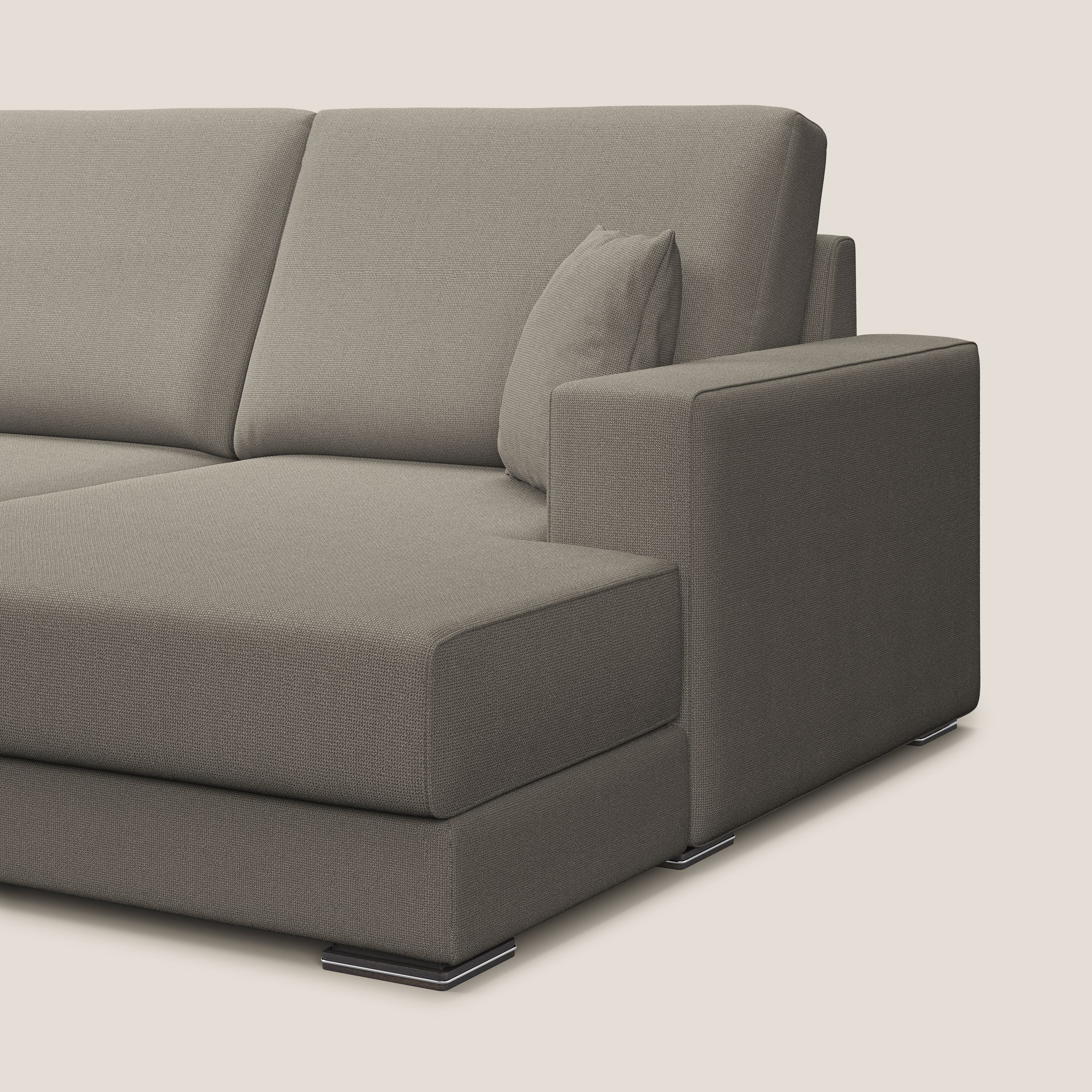 Marte canapé d'angle en tissu détachable et imperméable T08 Taupe tortora - Image 3