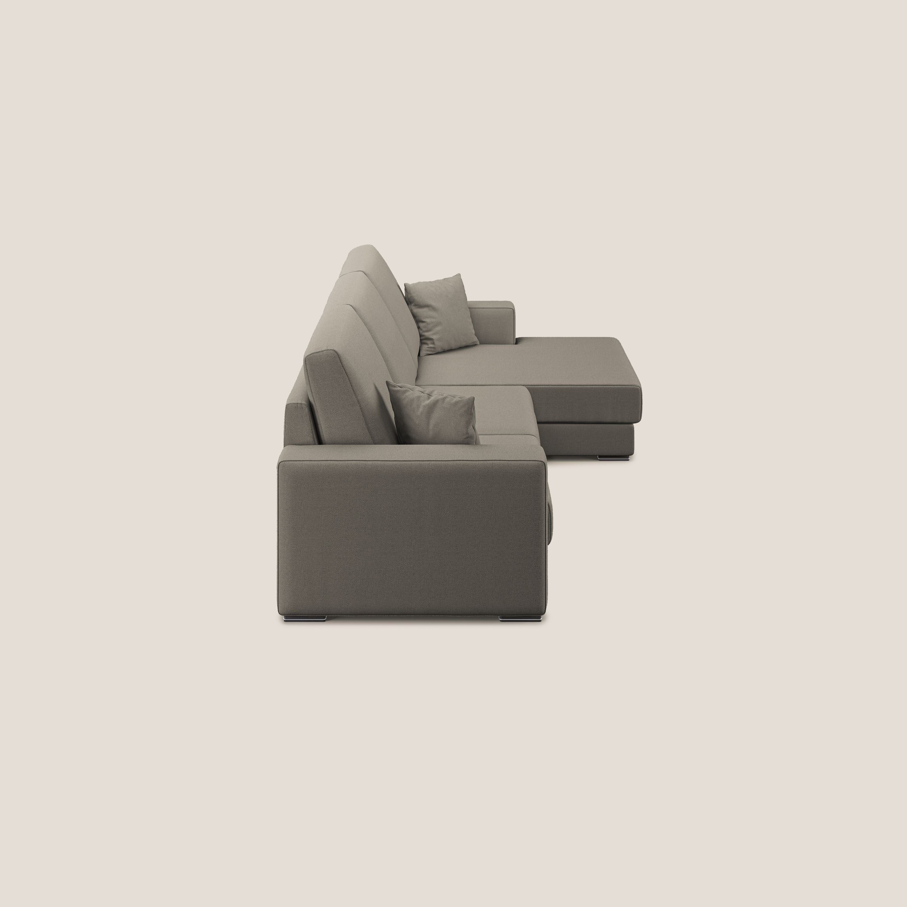 Marte canapé d'angle en tissu détachable et imperméable T08 Taupe tortora - Image 5