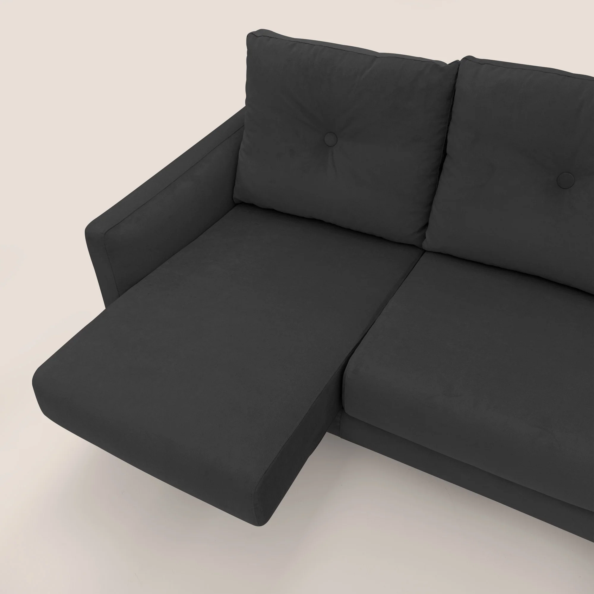 Matisse canapé d'angle avec assises coulissantes et dossier en duvet d'oie en tissu détachable T17 - Image 7