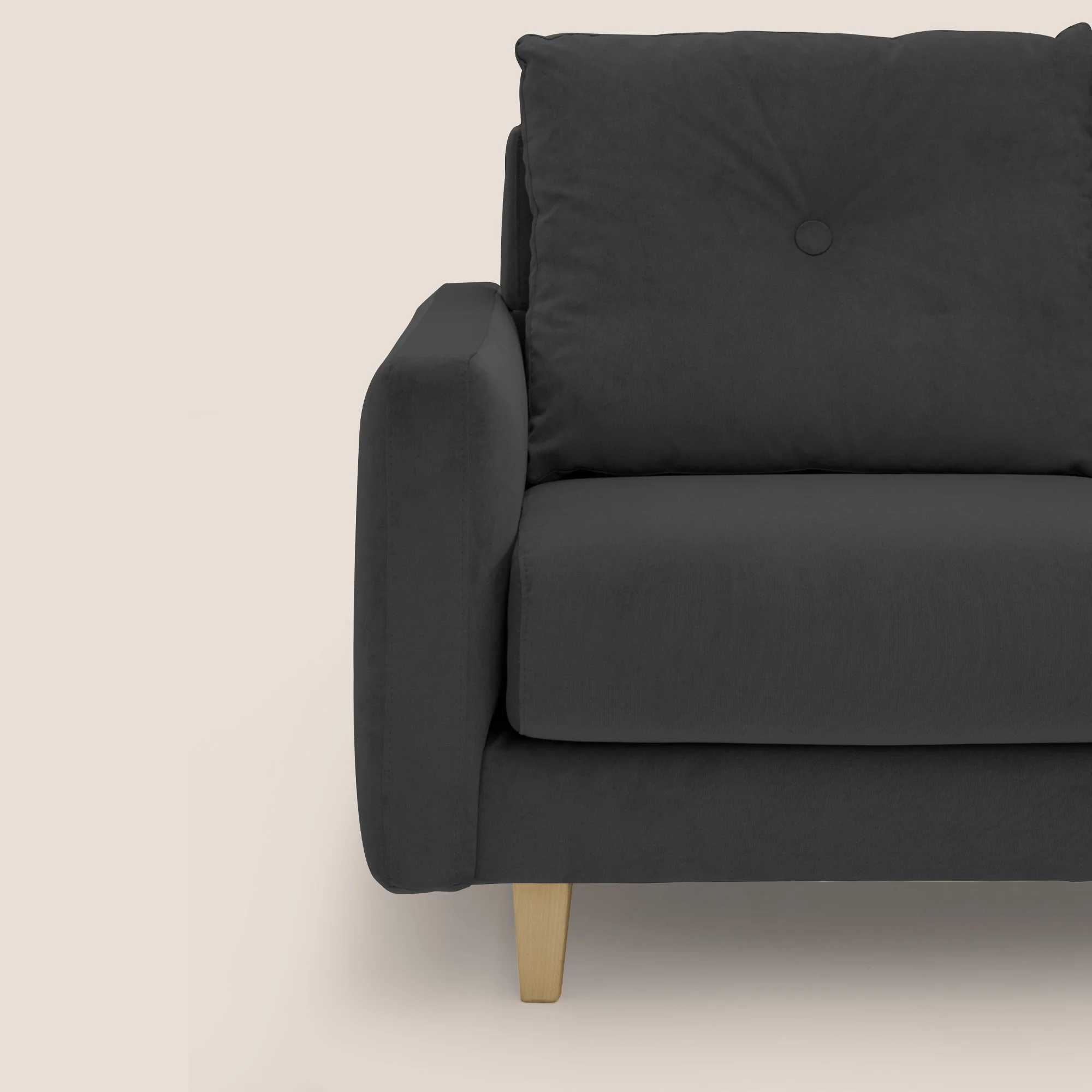 Matisse canapé d'angle avec assises coulissantes et dossier en duvet d'oie en tissu détachable T17 - Image 8