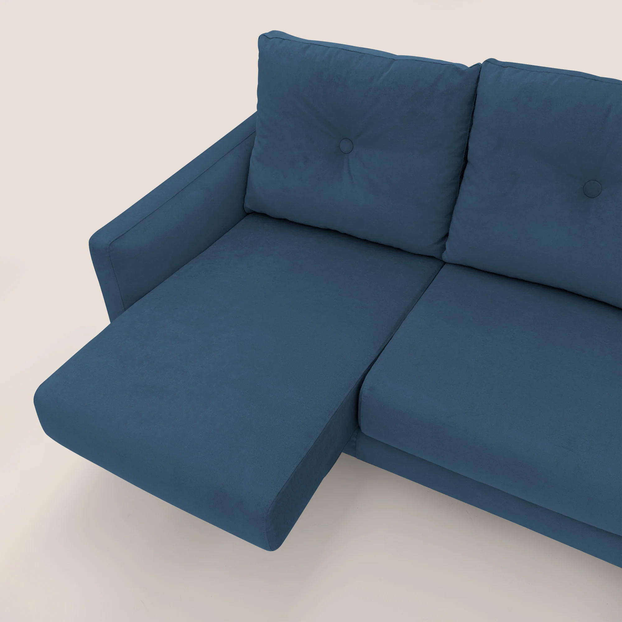 Matisse canapé d'angle avec assises coulissantes et dossier en duvet d'oie en tissu détachable T17 - Image 7
