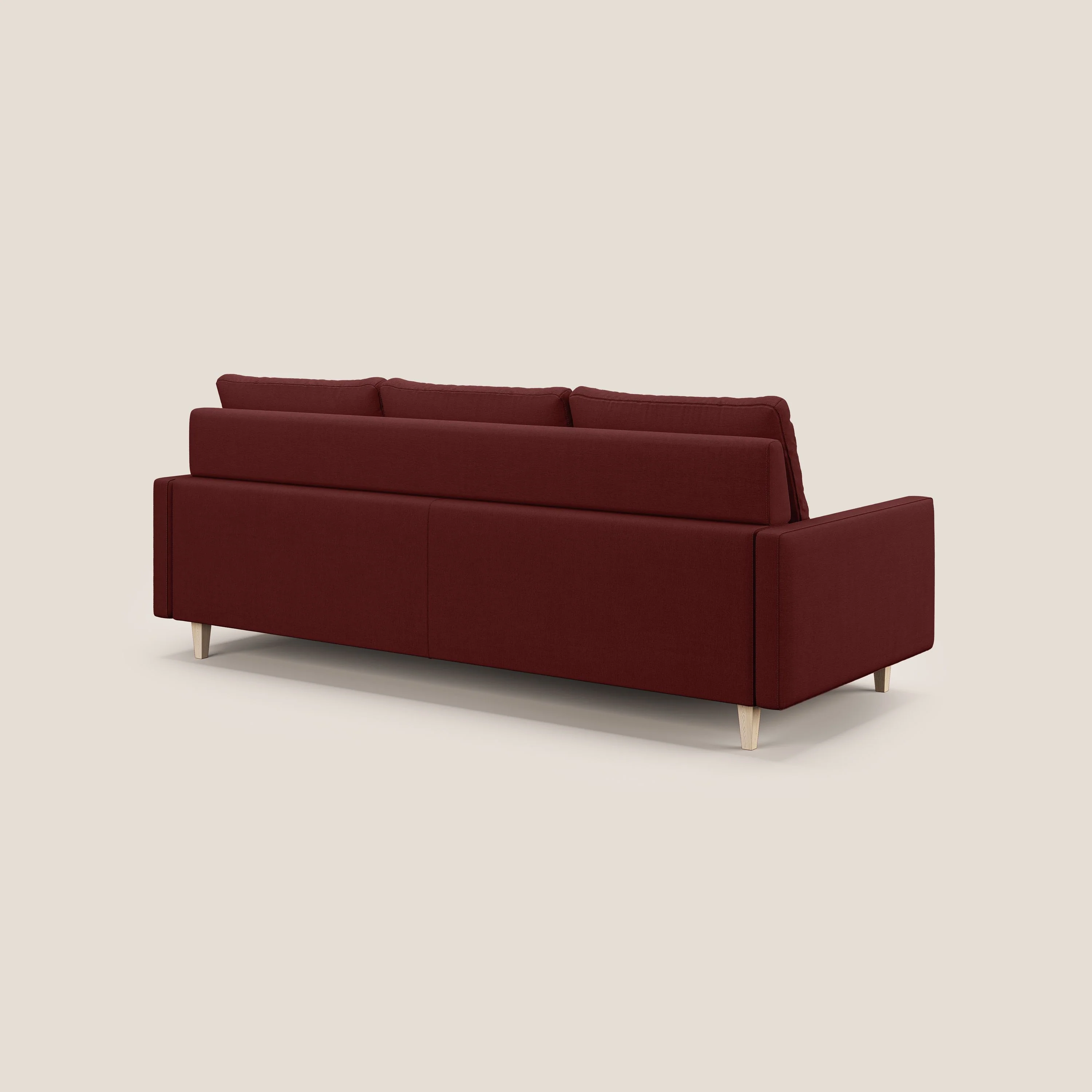 Matisse canapé d'angle avec assises coulissantes et dossier en duvet d'oie en tissu détachable T17 - Image 5