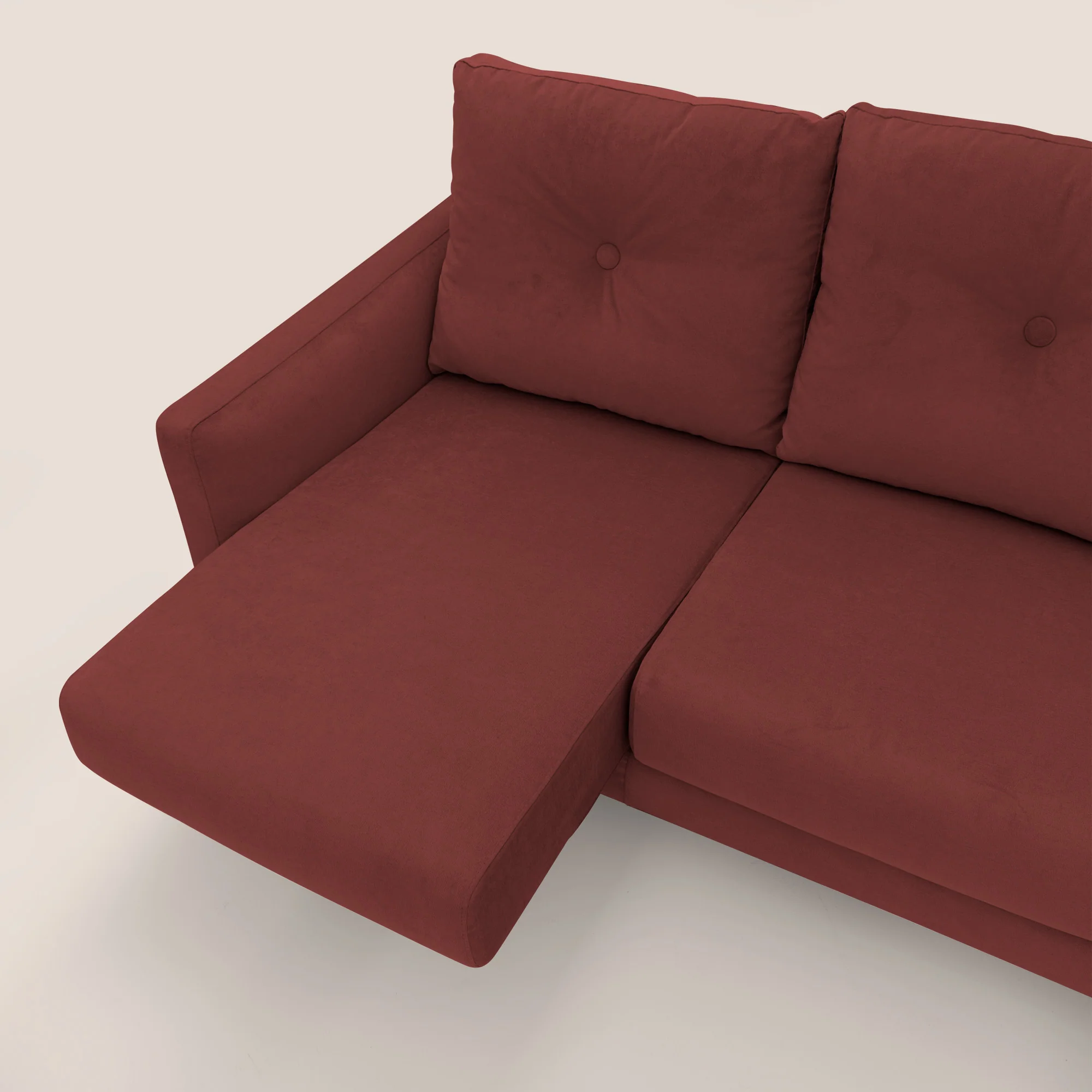Matisse canapé d'angle avec assises coulissantes et dossier en duvet d'oie en tissu détachable T17 - Image 7