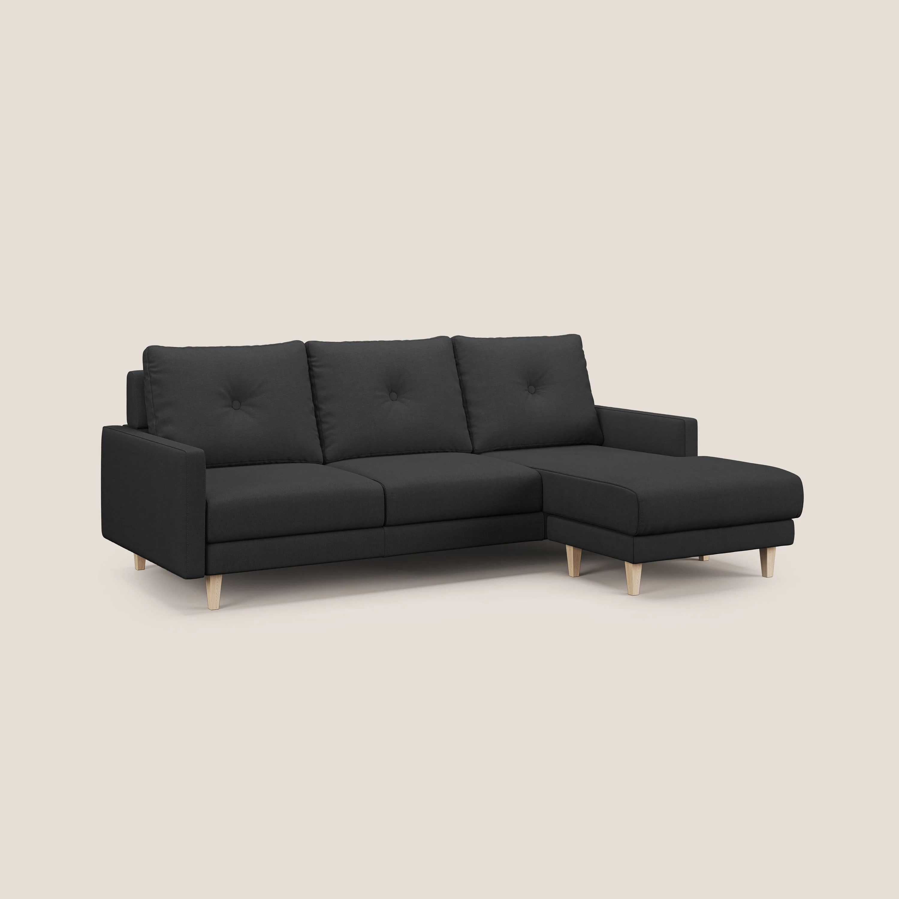 Matisse canapé d'angle avec assises coulissantes et dossier en duvet d'oie en tissu détachable T17 - Image 3