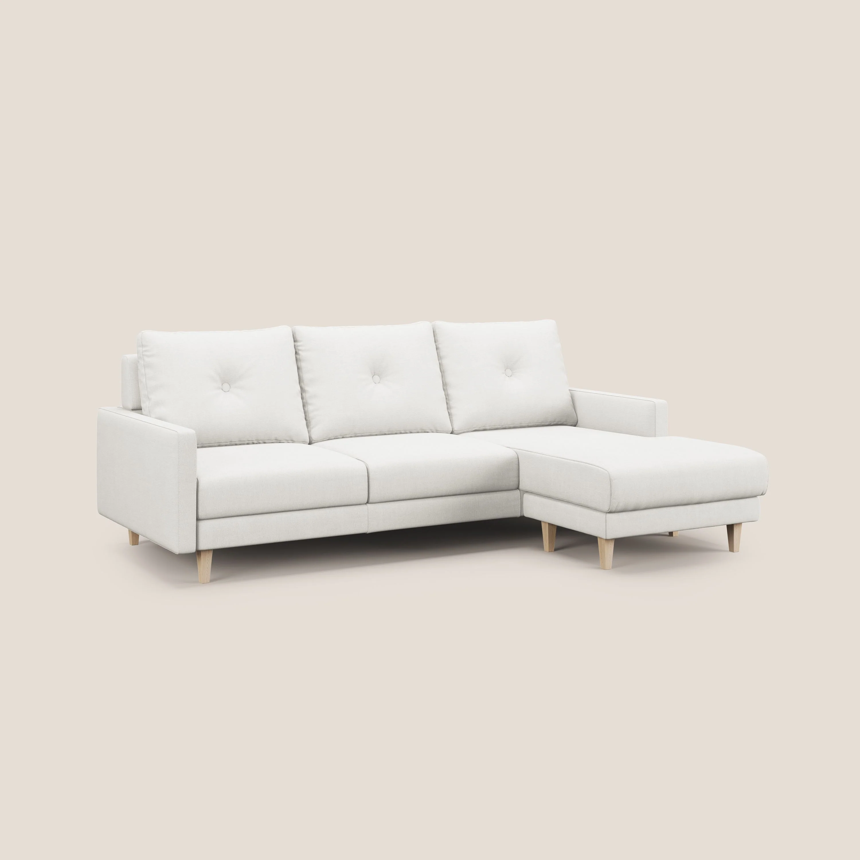 Matisse canapé d'angle avec assises coulissantes et dossier en duvet d'oie en tissu détachable T17 - Image 3