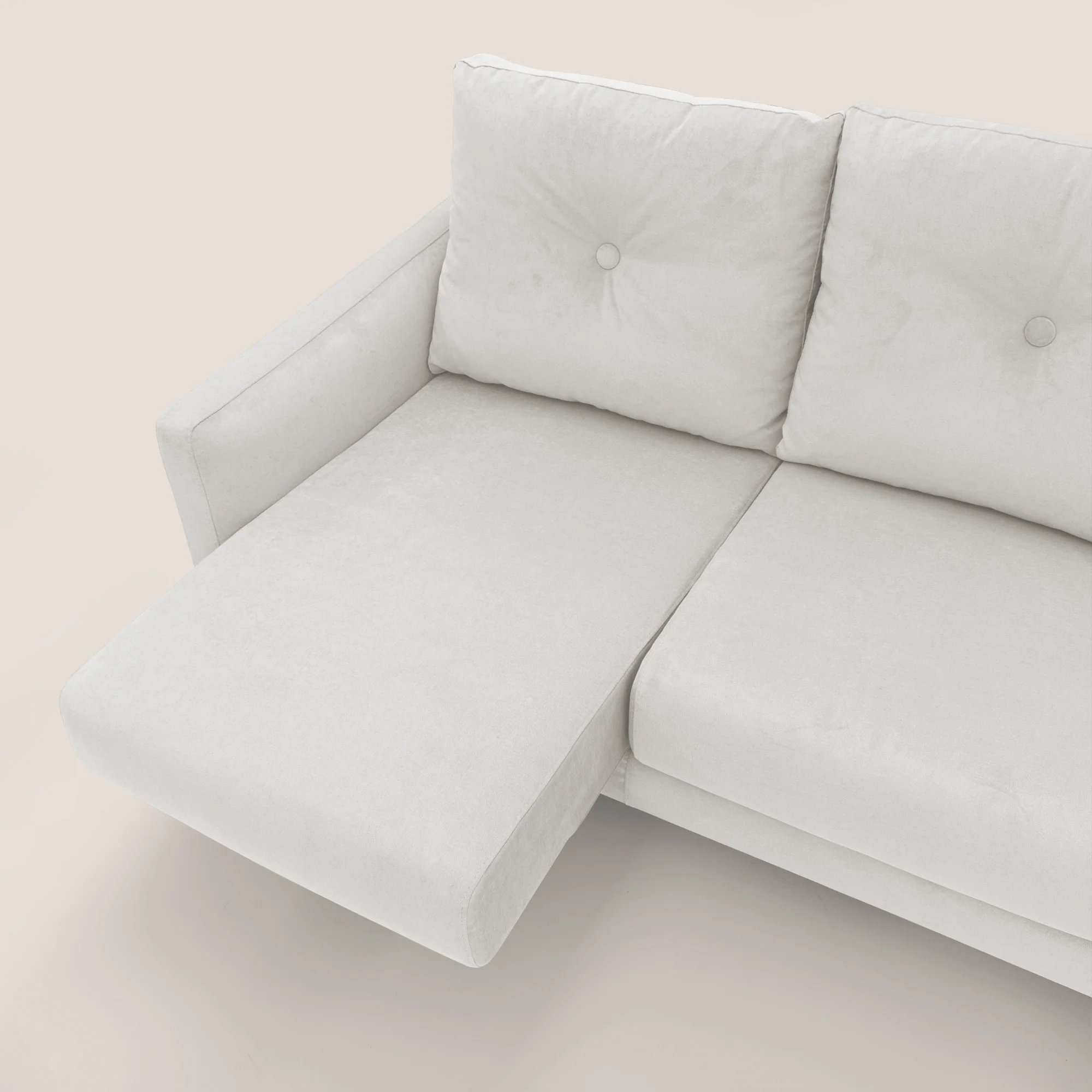 Matisse canapé d'angle avec assises coulissantes et dossier en duvet d'oie en tissu détachable T17 - Image 7