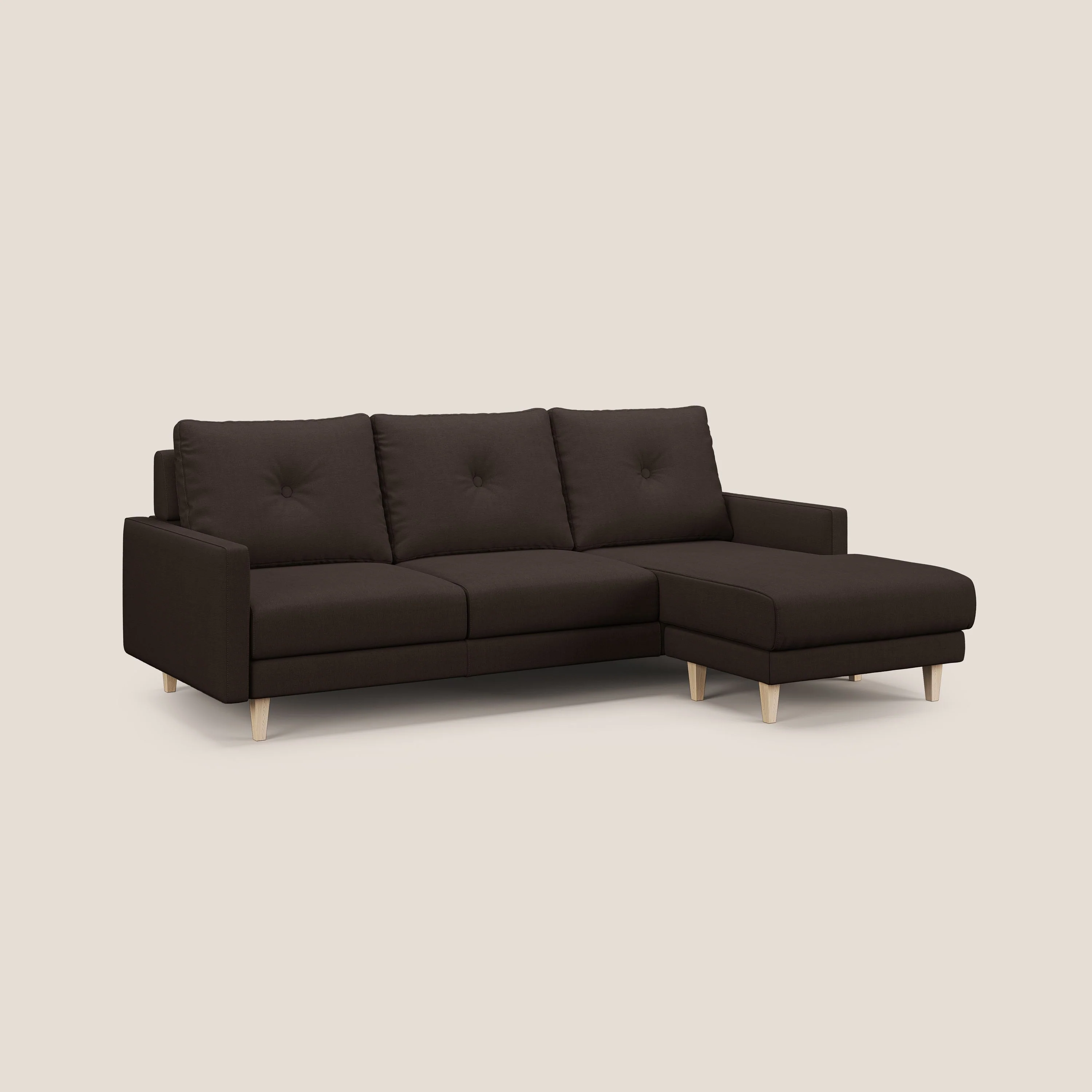 Matisse canapé d'angle avec assises coulissantes et dossier en duvet d'oie en tissu détachable T17 - Image 3