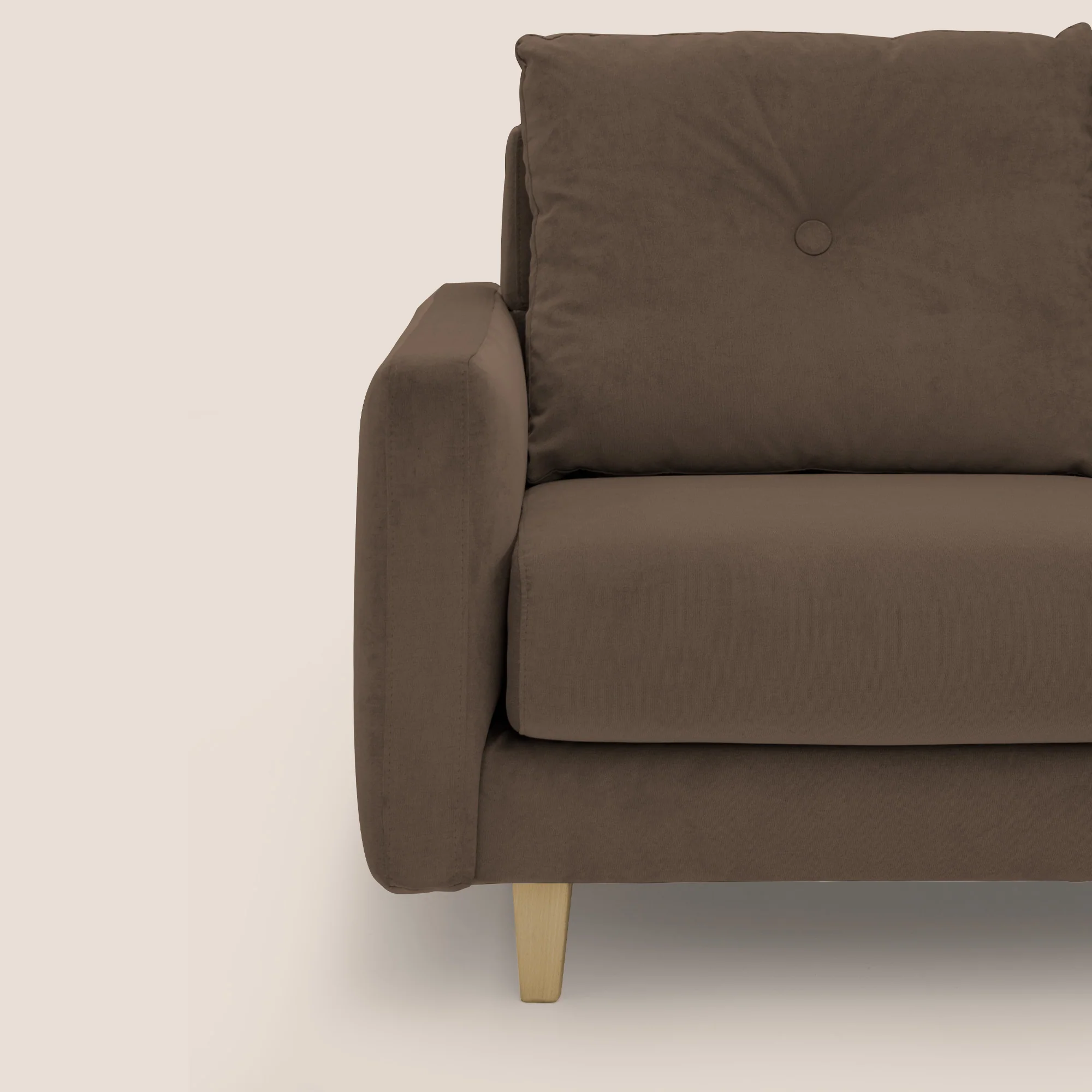 Matisse canapé d'angle avec assises coulissantes et dossier en duvet d'oie en tissu détachable T17 - Image 8