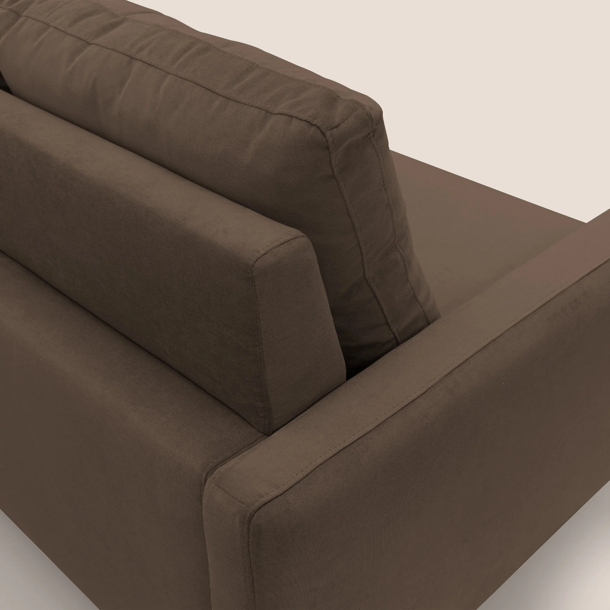 Matisse canapé d'angle avec assises coulissantes et dossier en duvet d'oie en tissu détachable T17 - Image 9