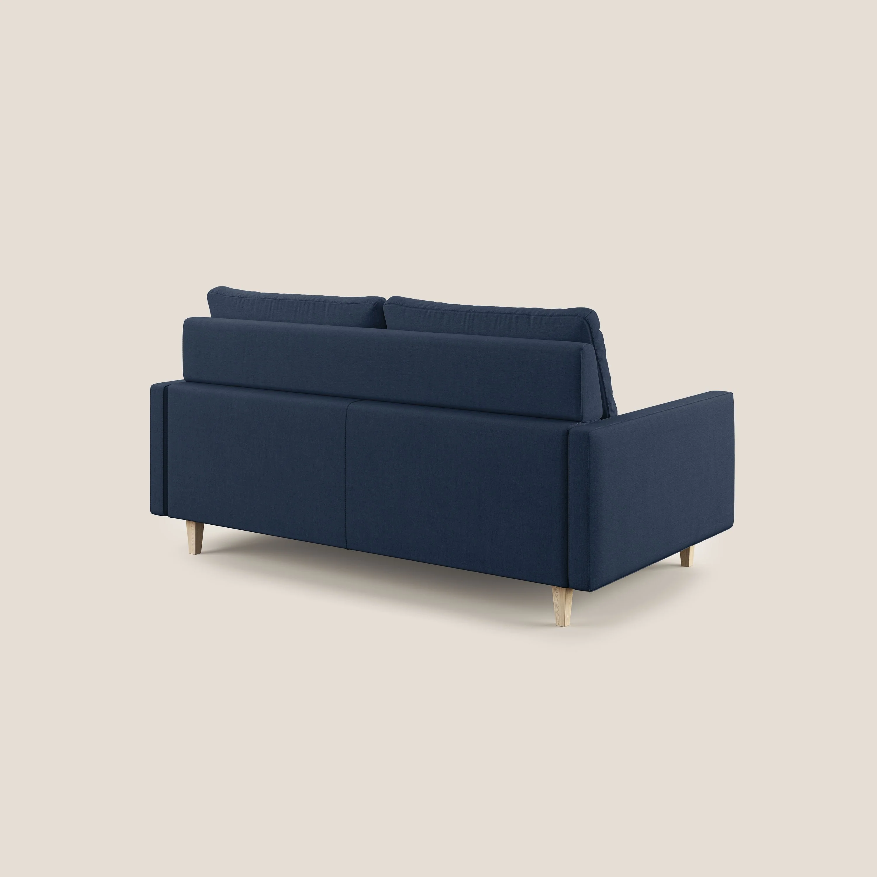 Matisse canapé avec assises coulissantes et dossier en duvet d'oie en tissu détachable T17 bleu - Image 5