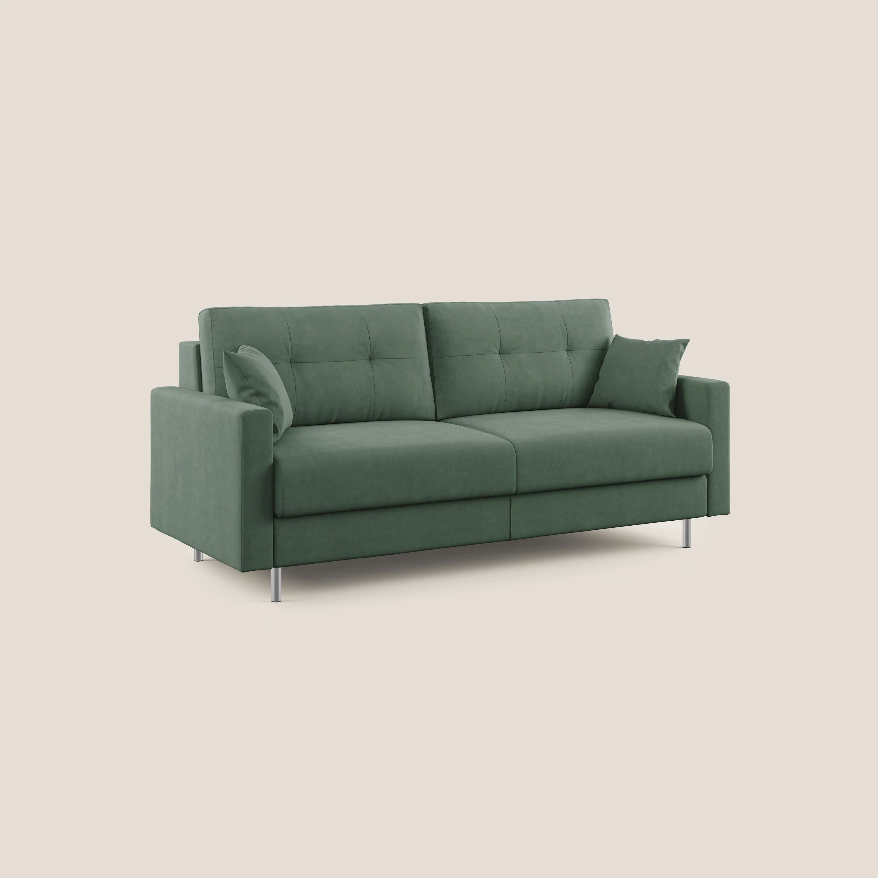 Megan canapé convertible en microfibre détachable T11 vert - Image 3