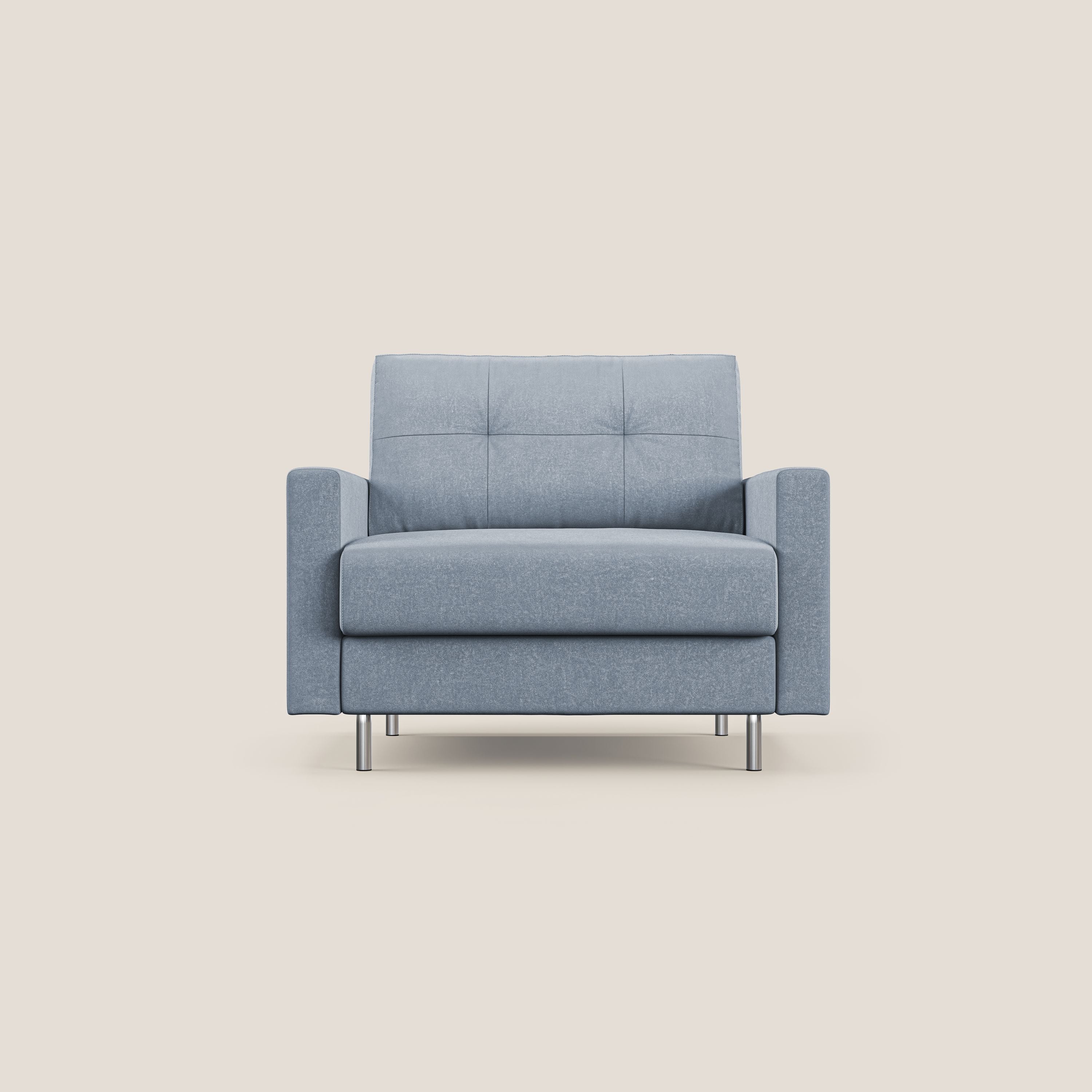 Megan fauteuil convertible en microfibre détachable T11 sucre glace