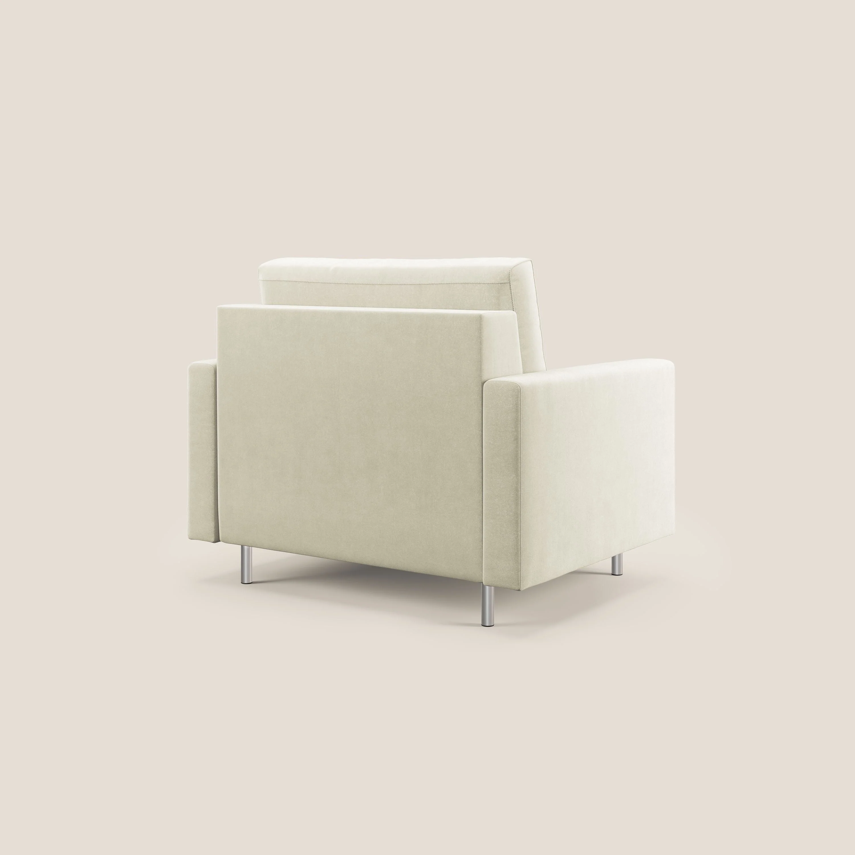 Megan fauteuil convertible en microfibre détachable T11 crème - Image 4