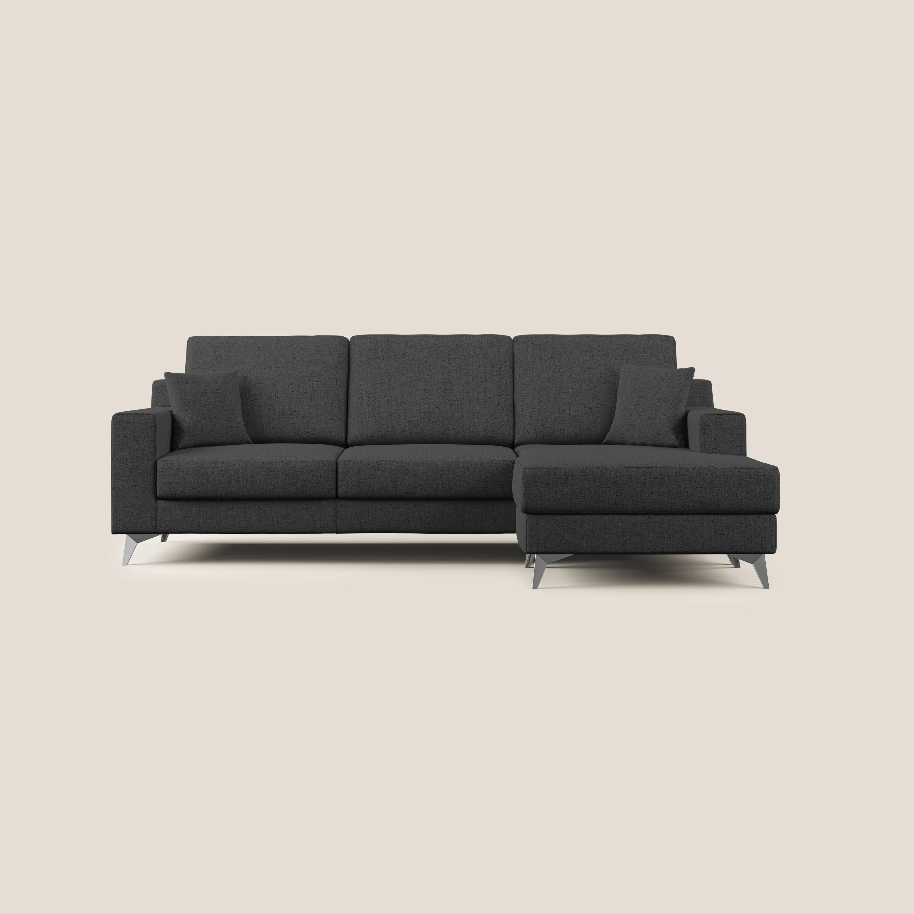 Michael Canapé d'angle REVERSIBLE en tissu imperméable T03 anthracite