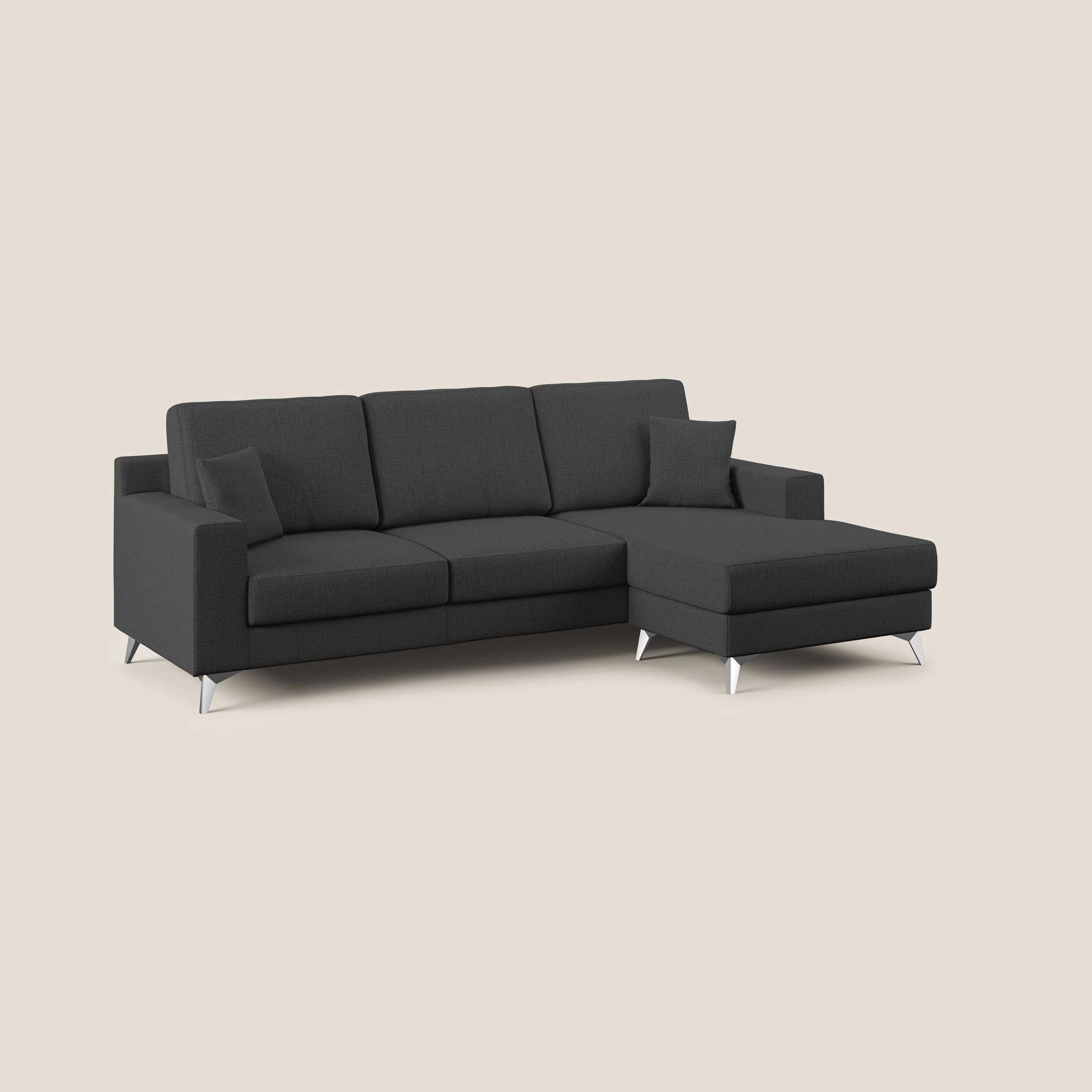 Michael Canapé d'angle REVERSIBLE en tissu imperméable T03 anthracite - Image 2