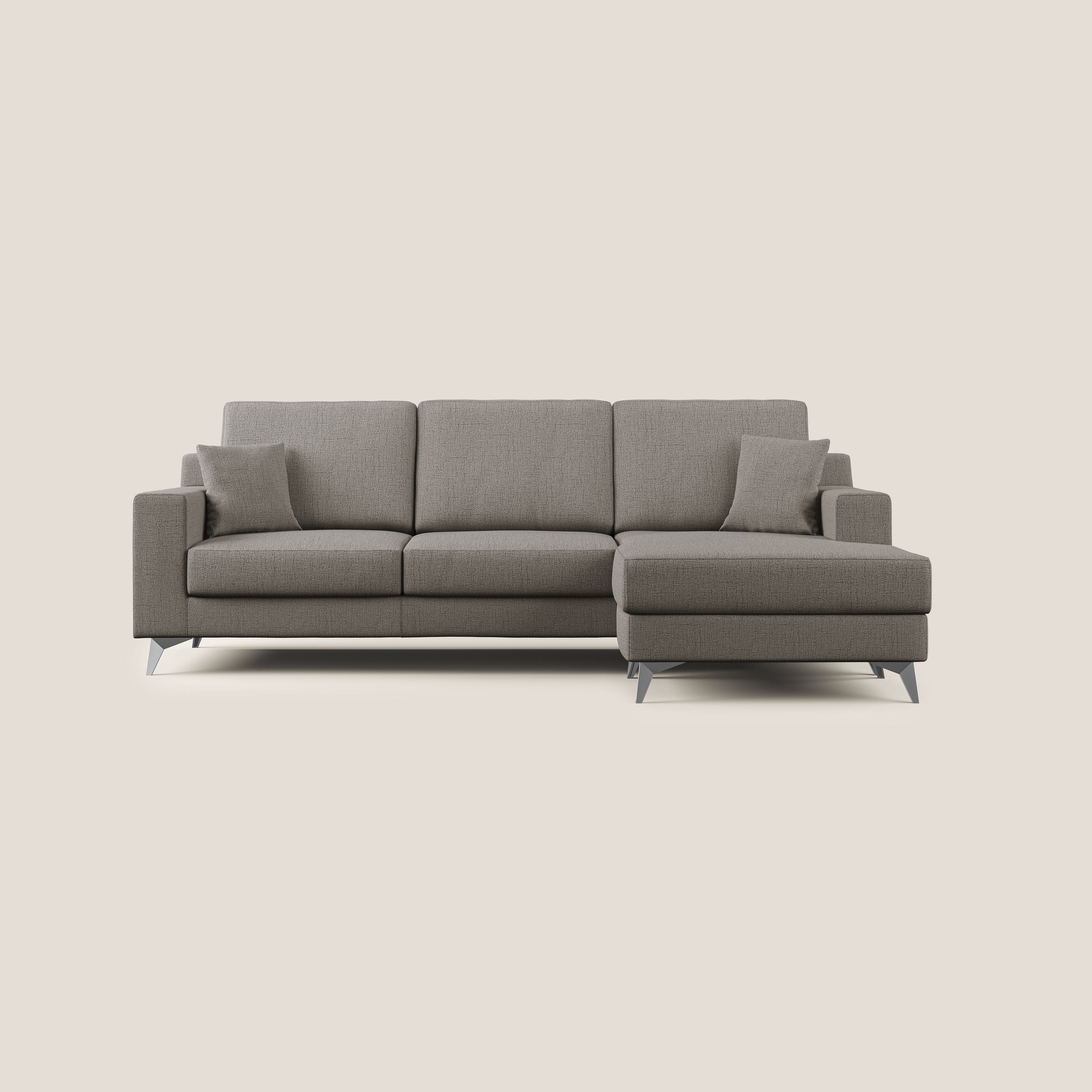 Michael Canapé d'angle REVERSIBLE en tissu imperméable T03 taupe