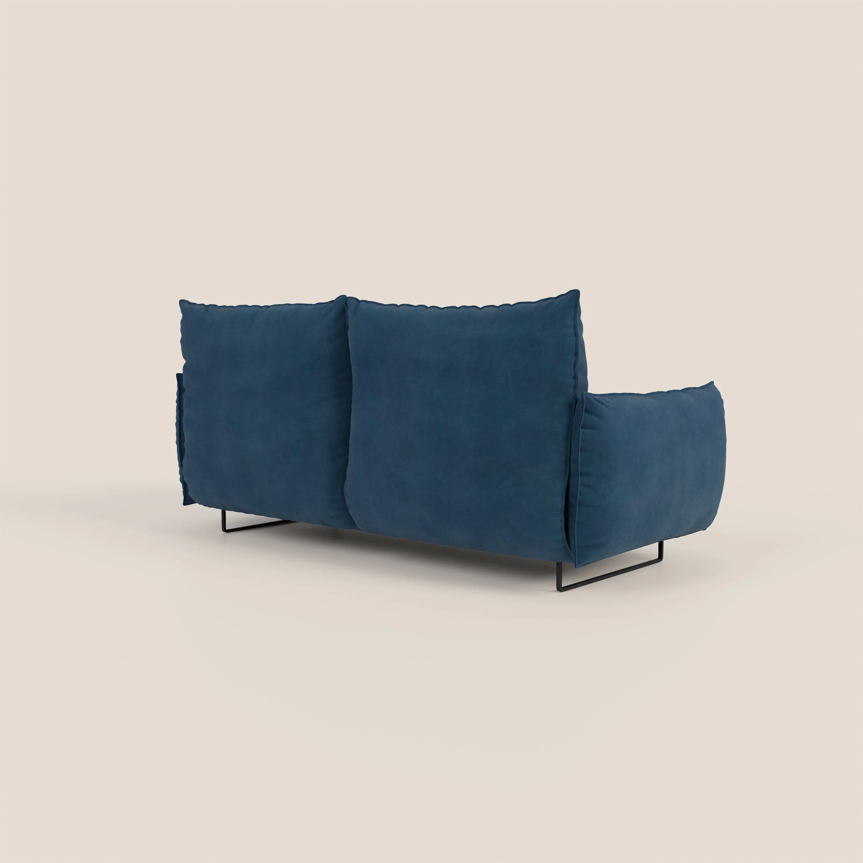 Monamour canapé au design moderne avec option relax électrique en microfibre détachable imperméable T11 bleu - Image 5