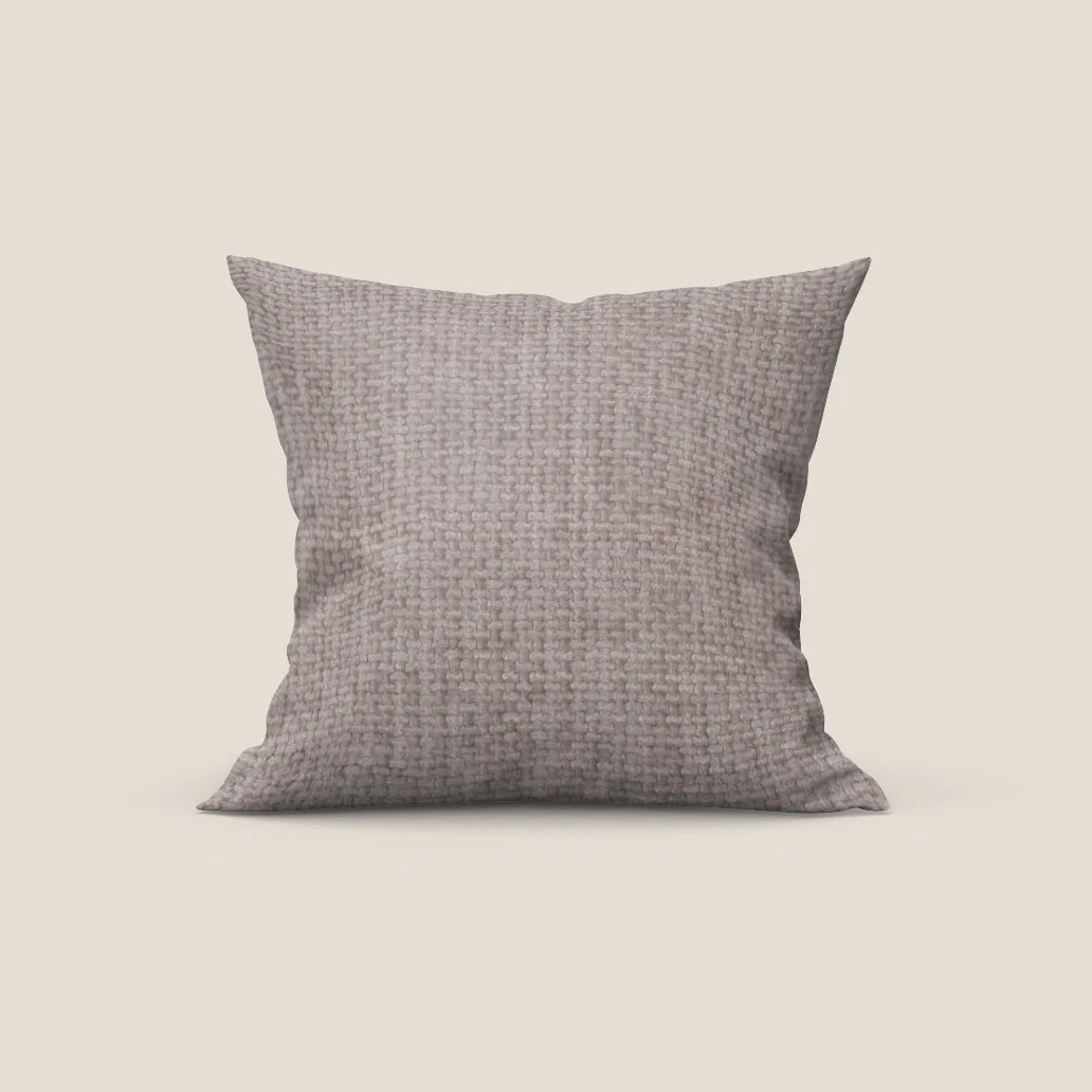Montana coussin disponible en plusieurs couleurs, fabriqué en tissu imperméable T10 rose à gros mailles souples