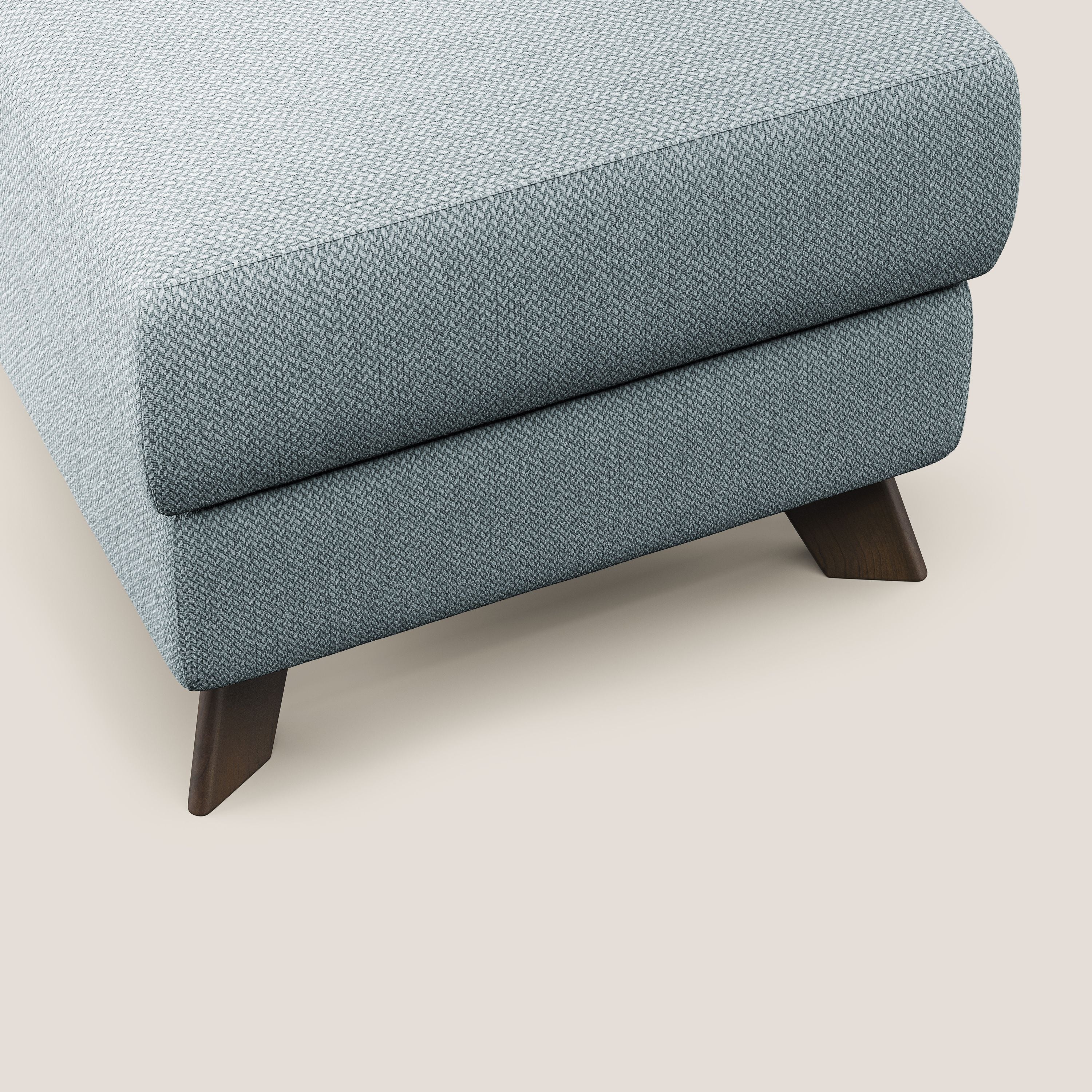 Moon Pouf coffre aux pieds hauts en tissu détachable avec l'eau T05 sucre glace - Image 5