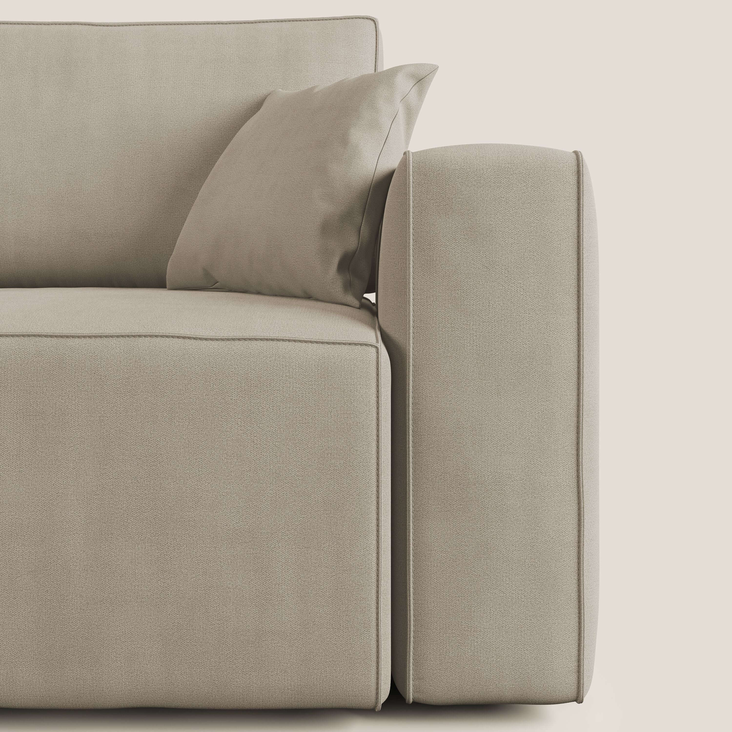 Morfeo canapé avec assise extractible en tissu imperméable T02 beige - Image 9