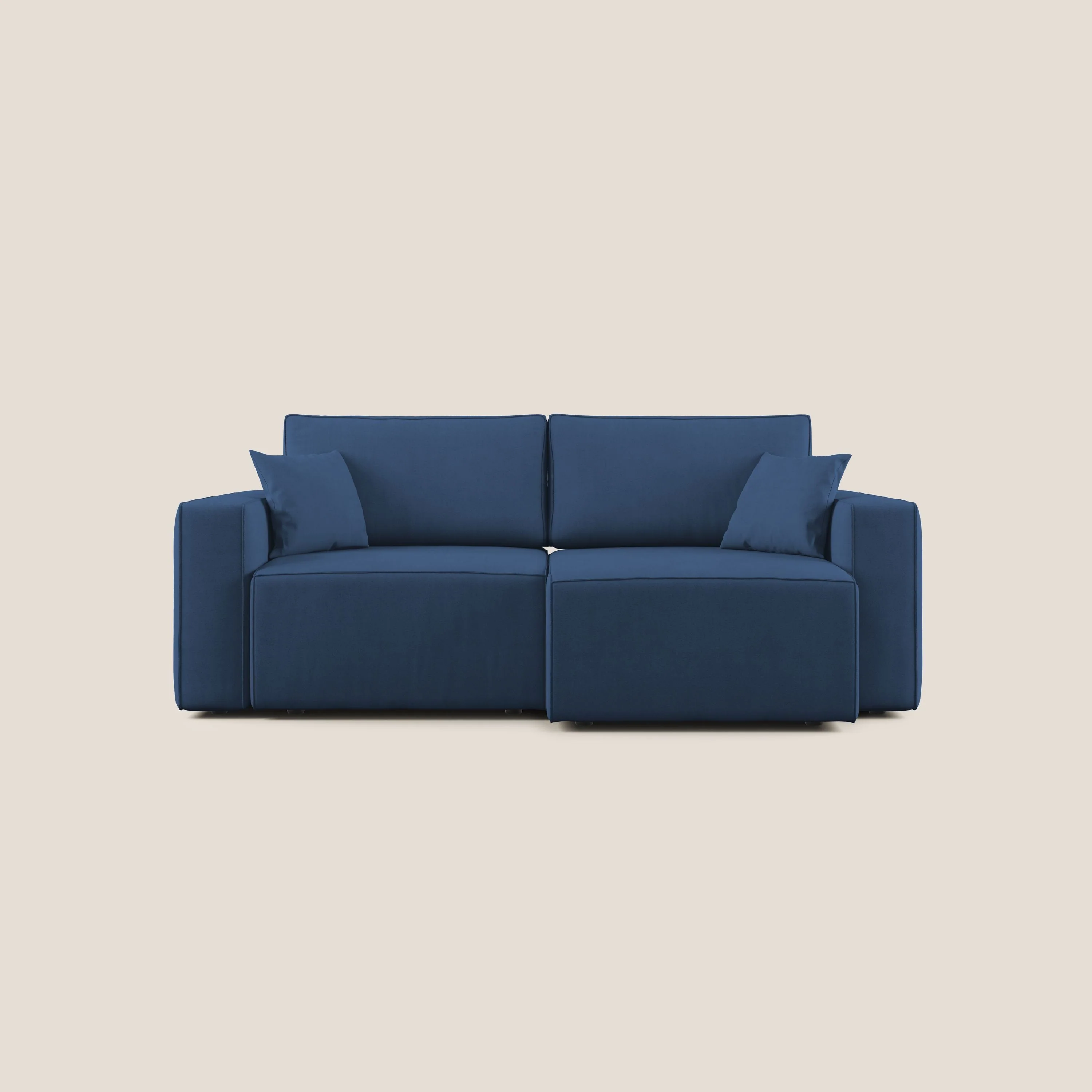 Morfeo canapé avec assise extractible en tissu imperméable T02 bleu - Image 10