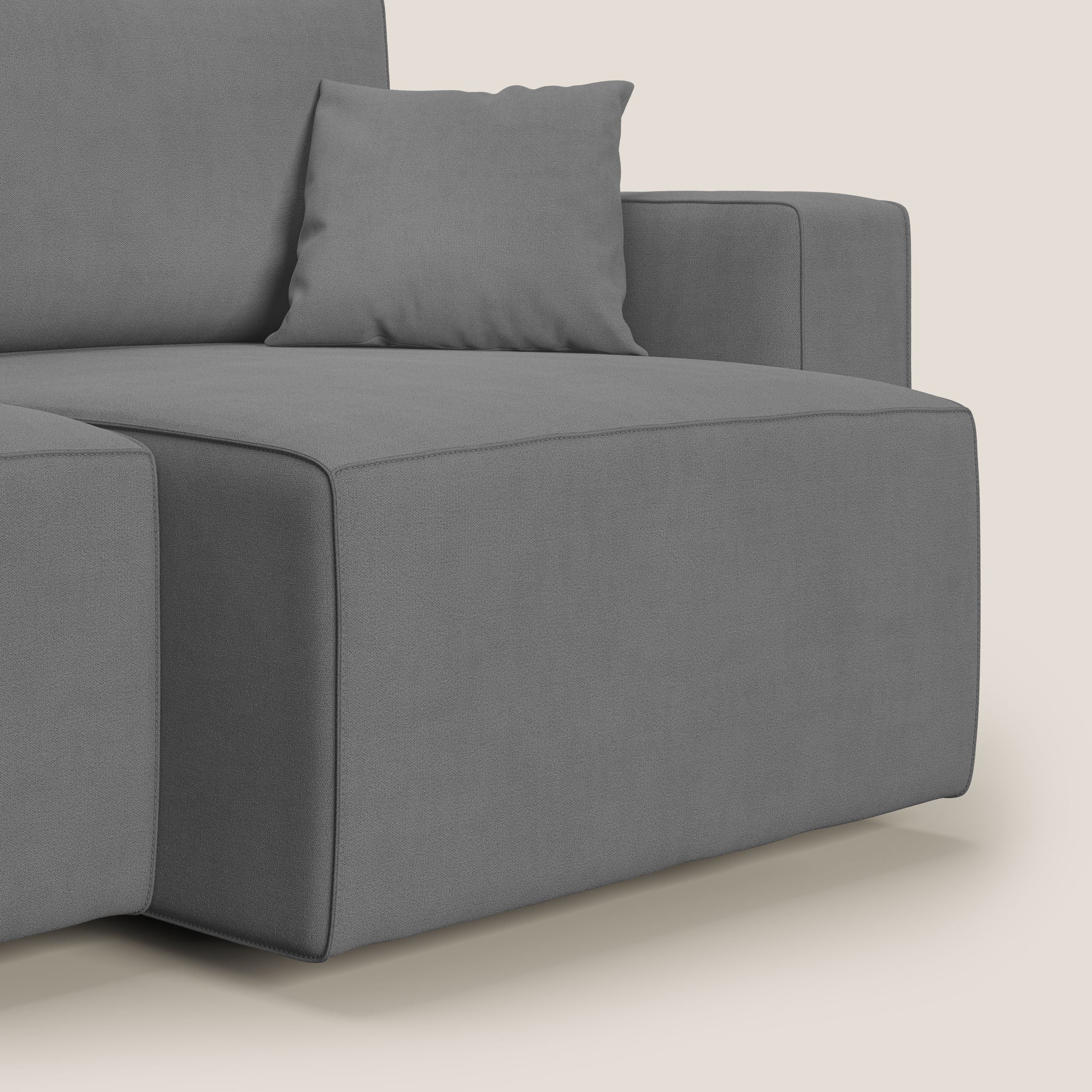 Morfeo canapé avec assise extractible en tissu imperméable T02 gris - Image 13