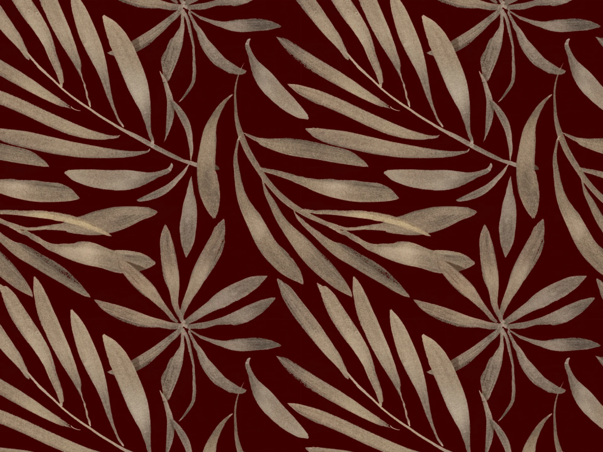 Nature coussins en velours imperméable rouge - Image 2