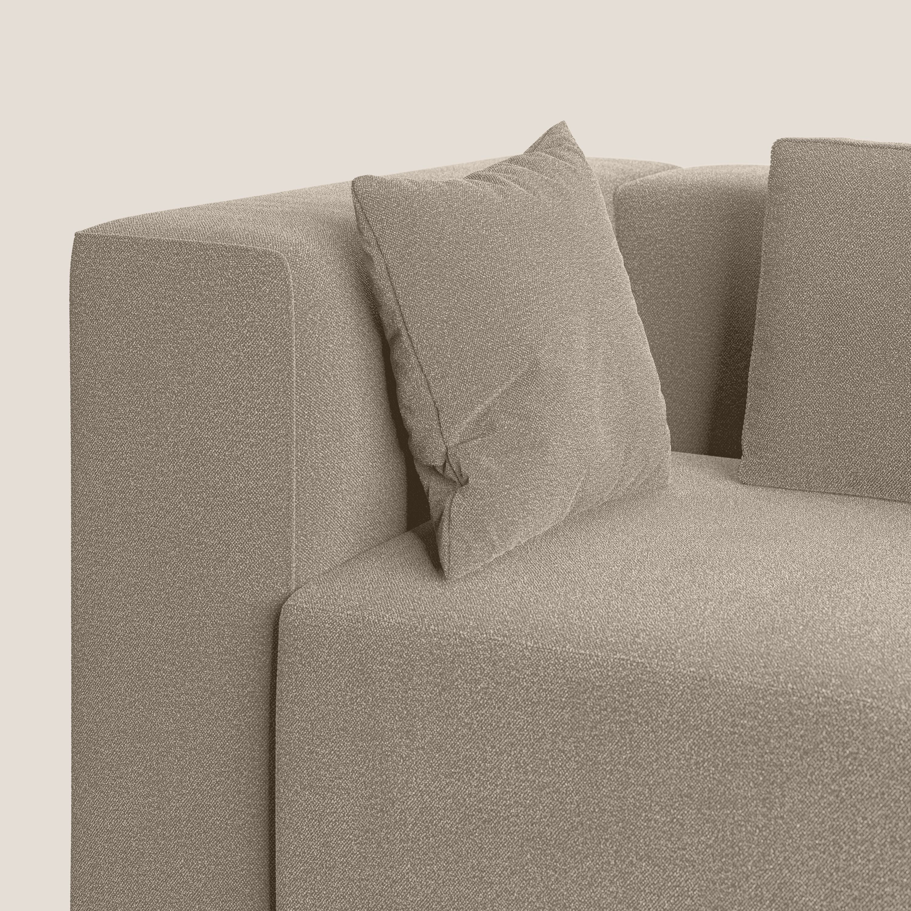 Nettuno canapé d'angle modulable en bouclette douce T07 beige - Image 3
