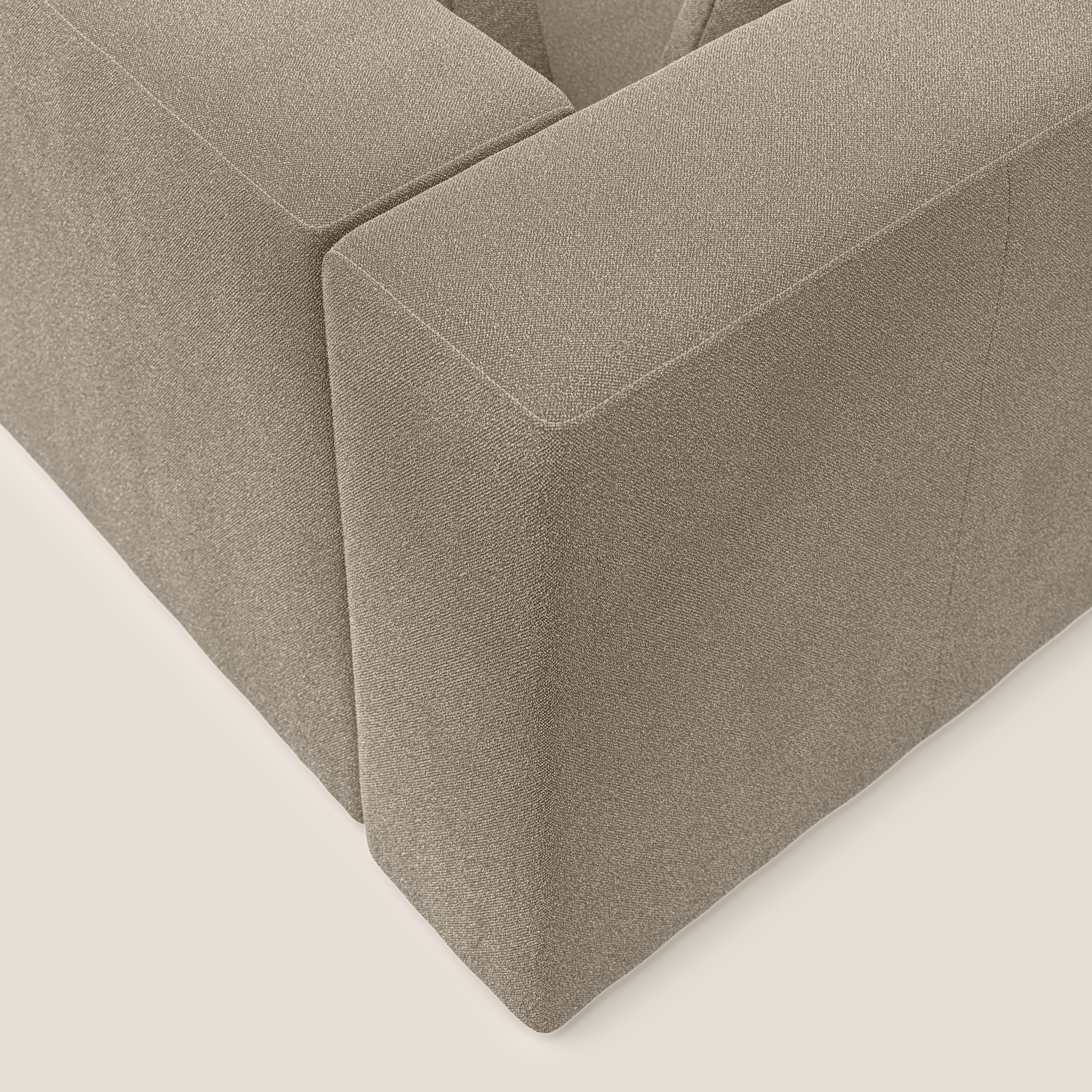 Nettuno canapé d'angle modulable en bouclette douce T07 beige - Image 7