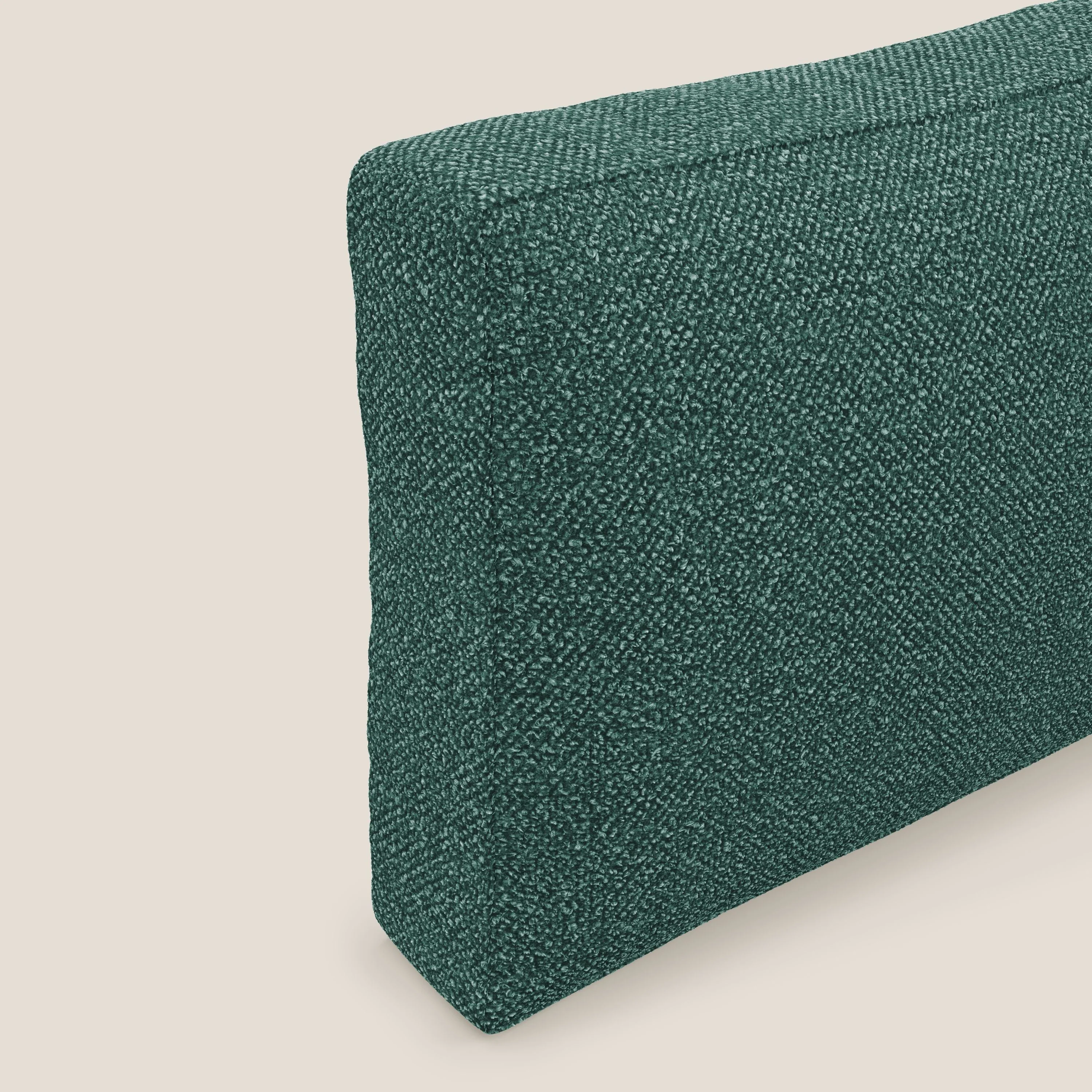 Nettuno coussin de dossier realisé  en tissu bouclè imperméable T07 vert - Image 4