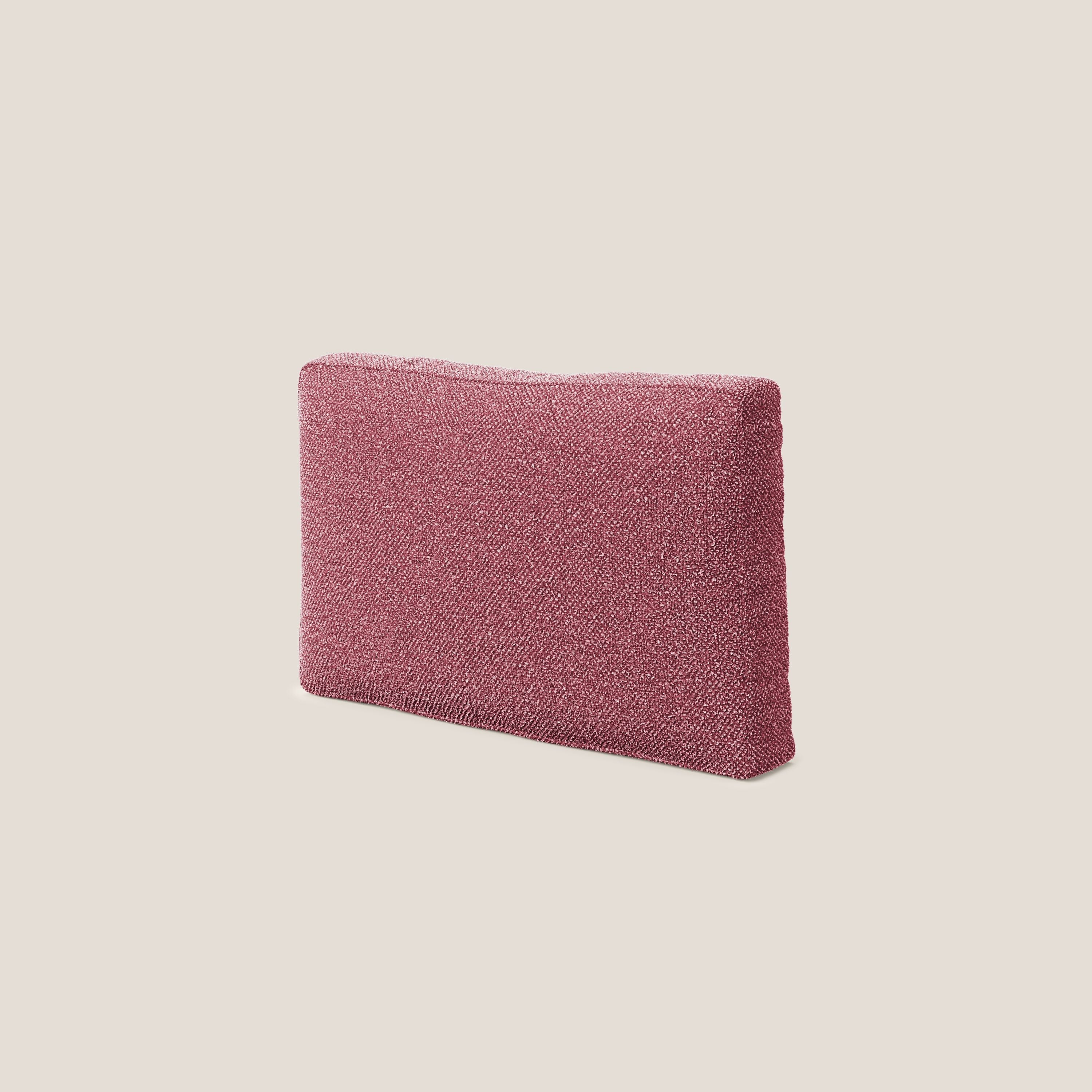 Nettuno coussin de dossier realisé  en tissu bouclè imperméable T07 rouge - Image 3