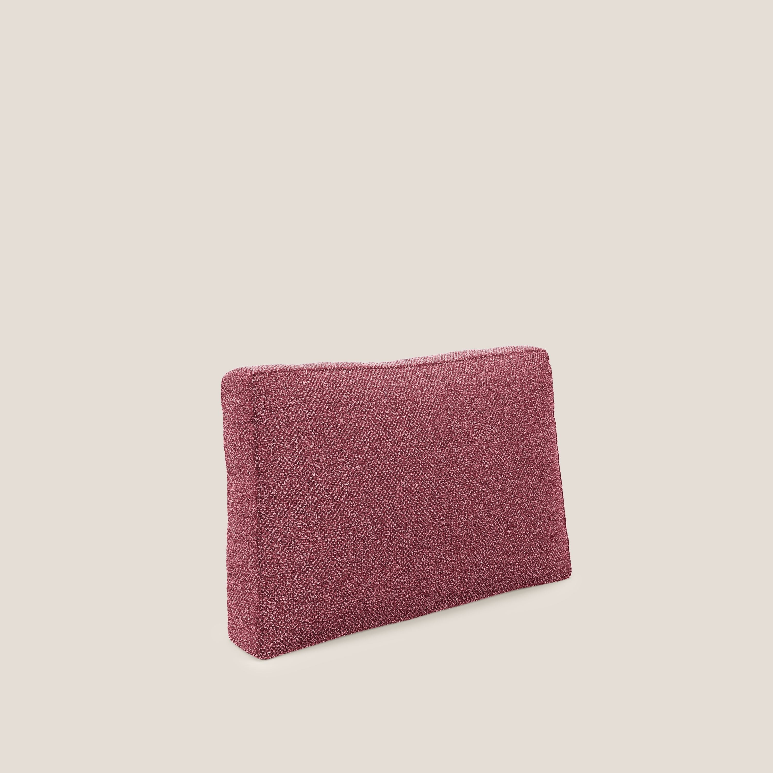 Nettuno coussin de dossier realisé  en tissu bouclè imperméable T07 rouge - Image 6