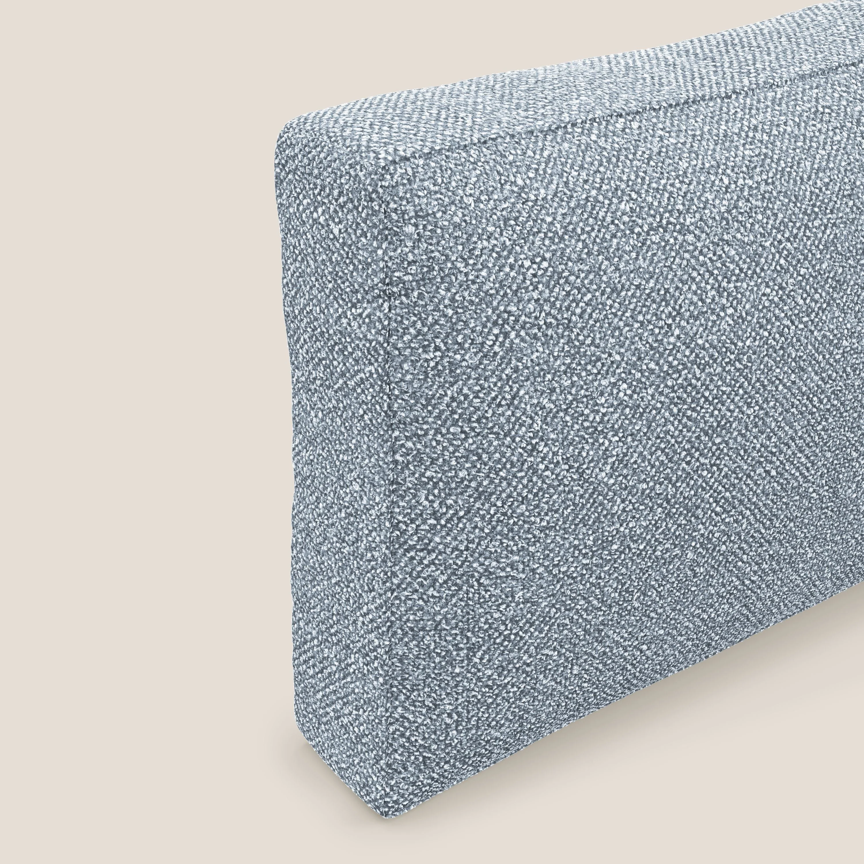 Nettuno coussin de dossier realisé  en tissu bouclè imperméable T07 sucre glace - Image 4