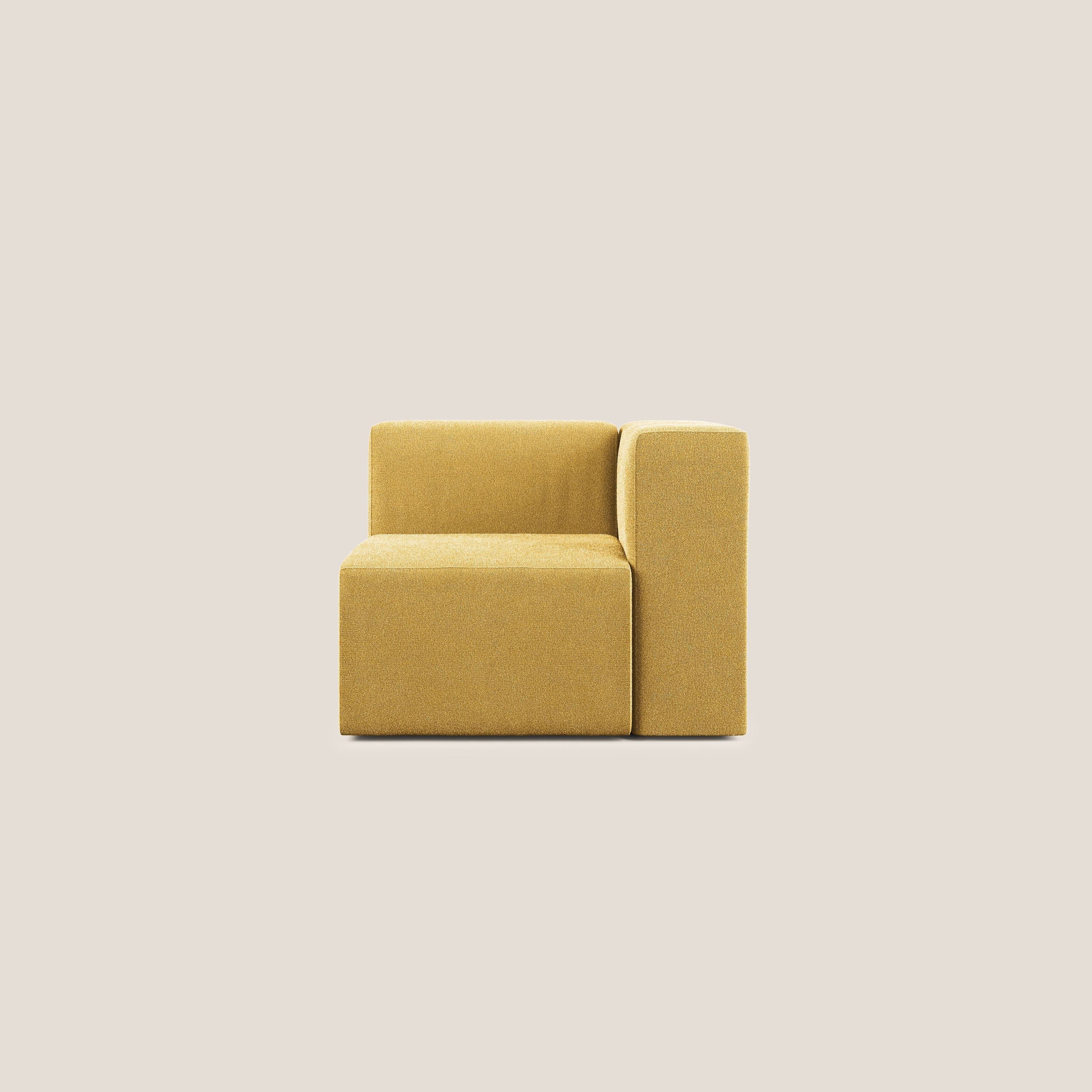 Nettuno module d'angle/latéral en bouclette douce T07 jaune